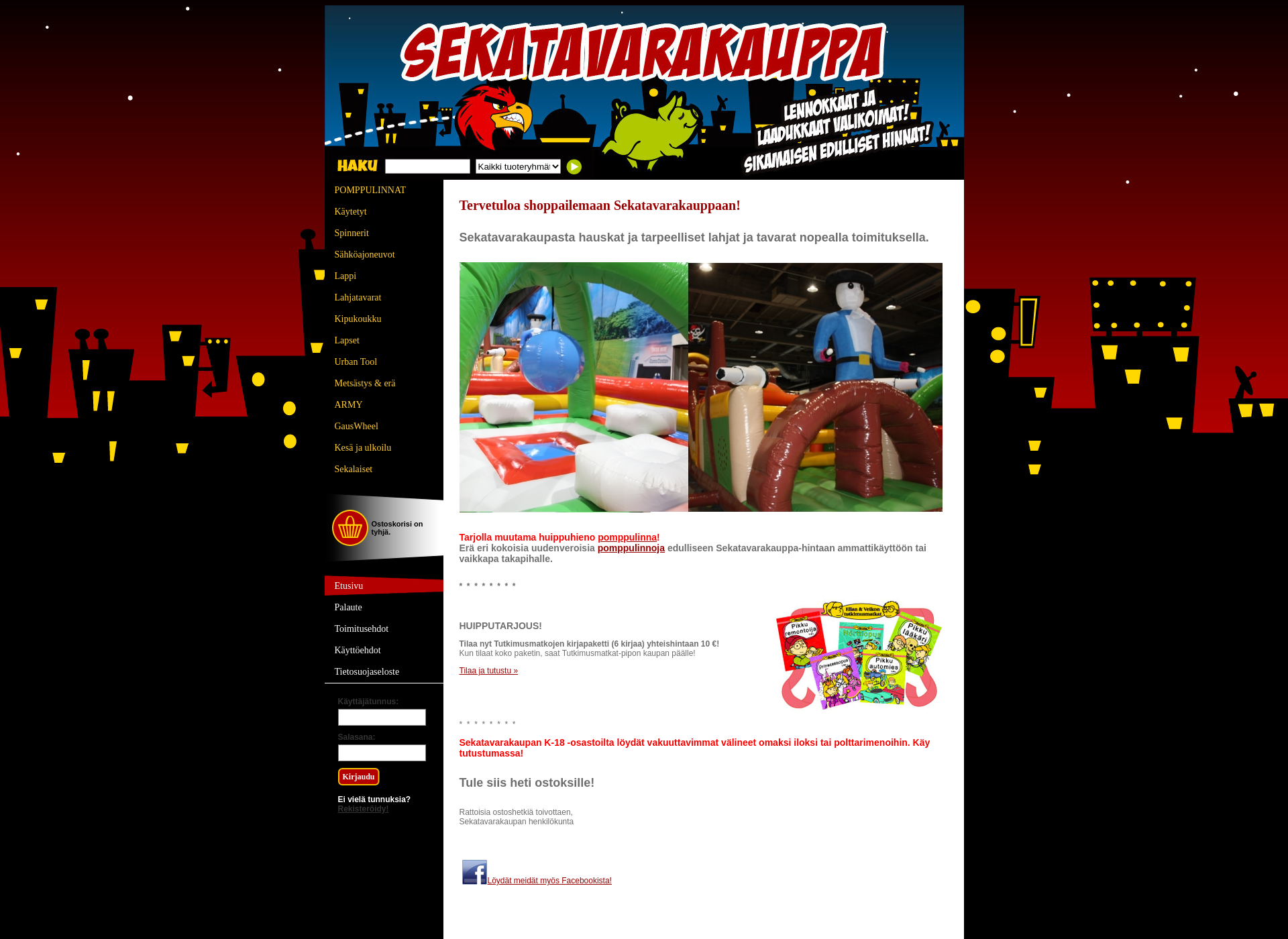 Screenshot for sakauppa.fi