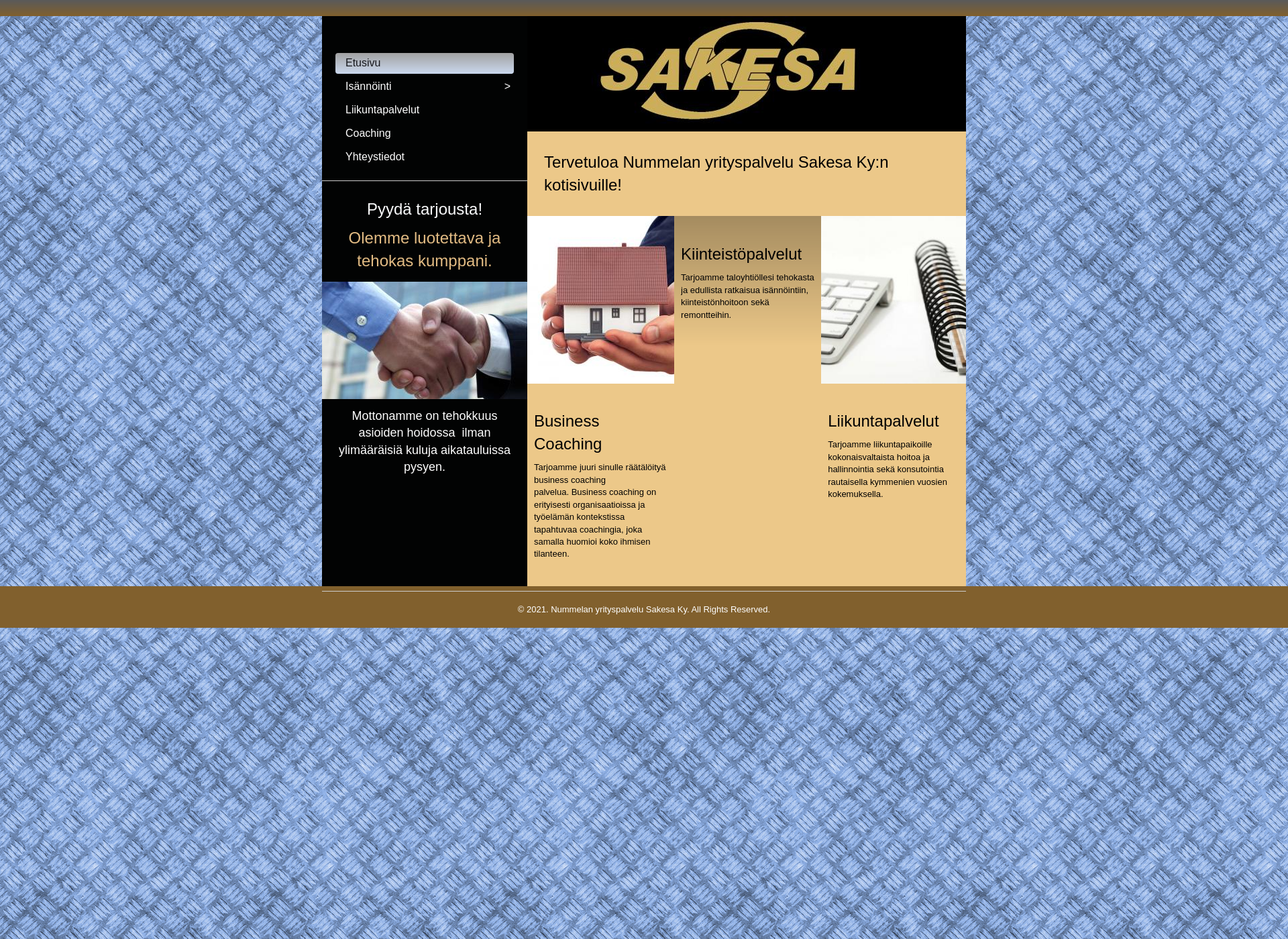 Screenshot for sakesa.fi