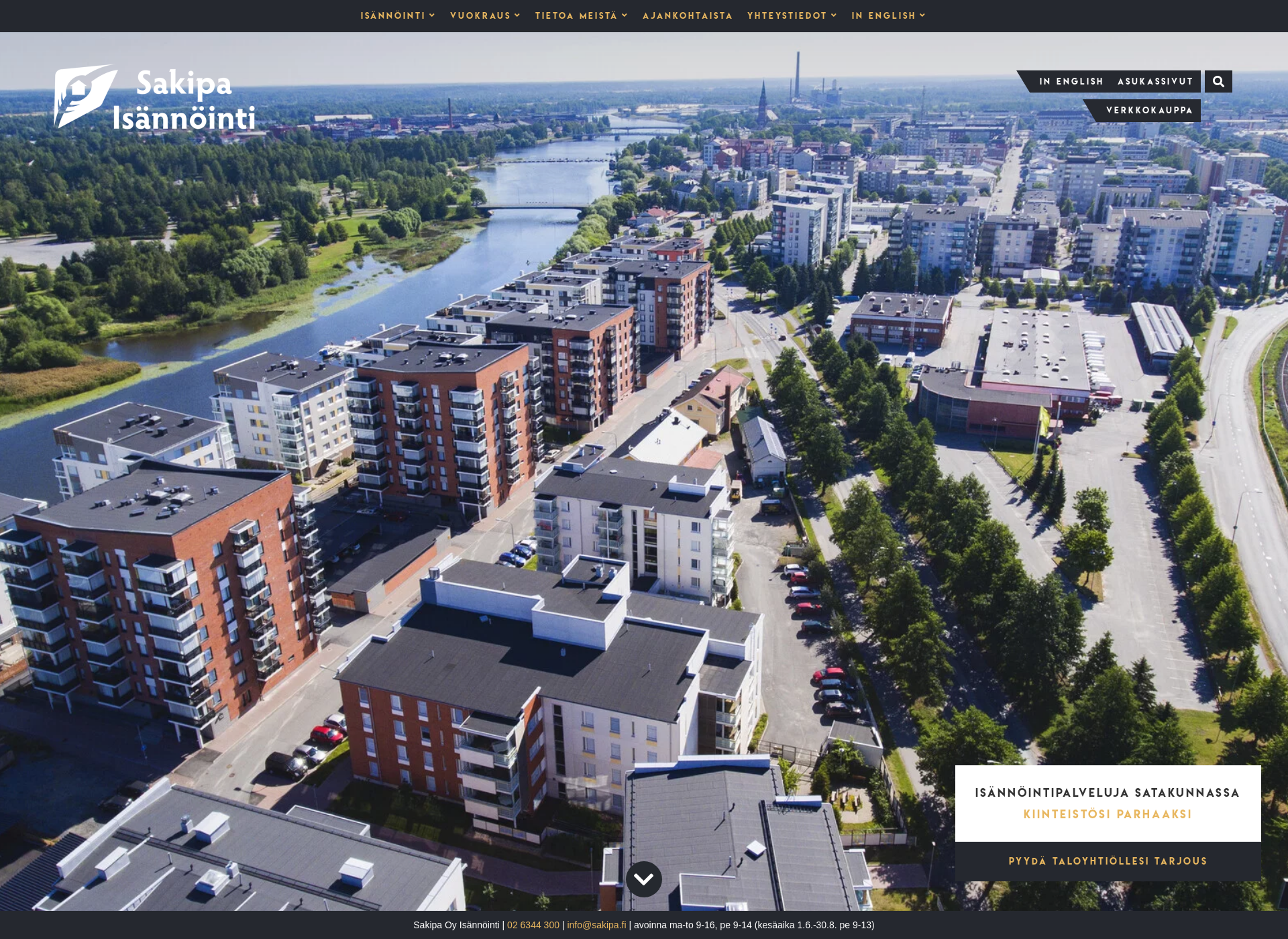 Screenshot for sakipa.fi