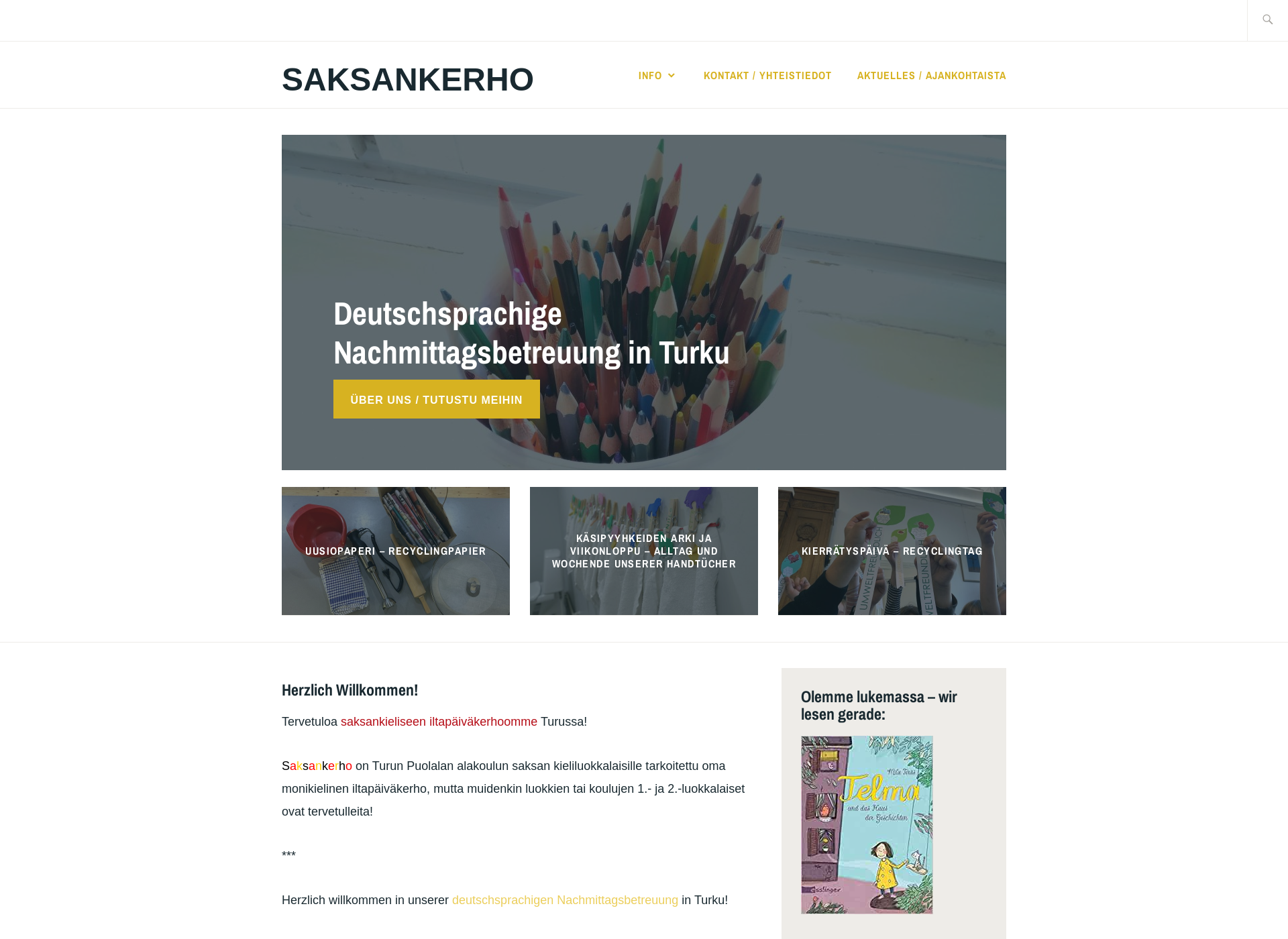 Screenshot for saksankerho.fi