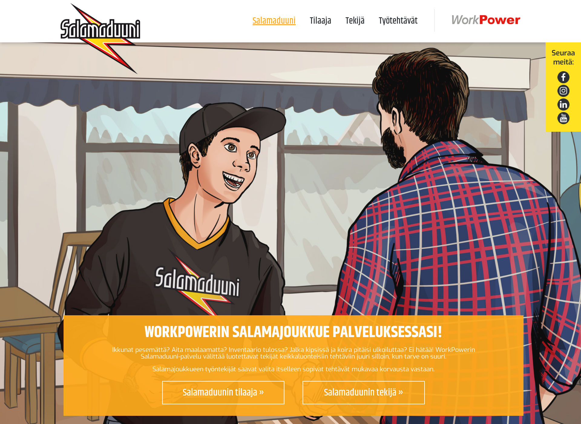 Screenshot for salamaduuni.fi