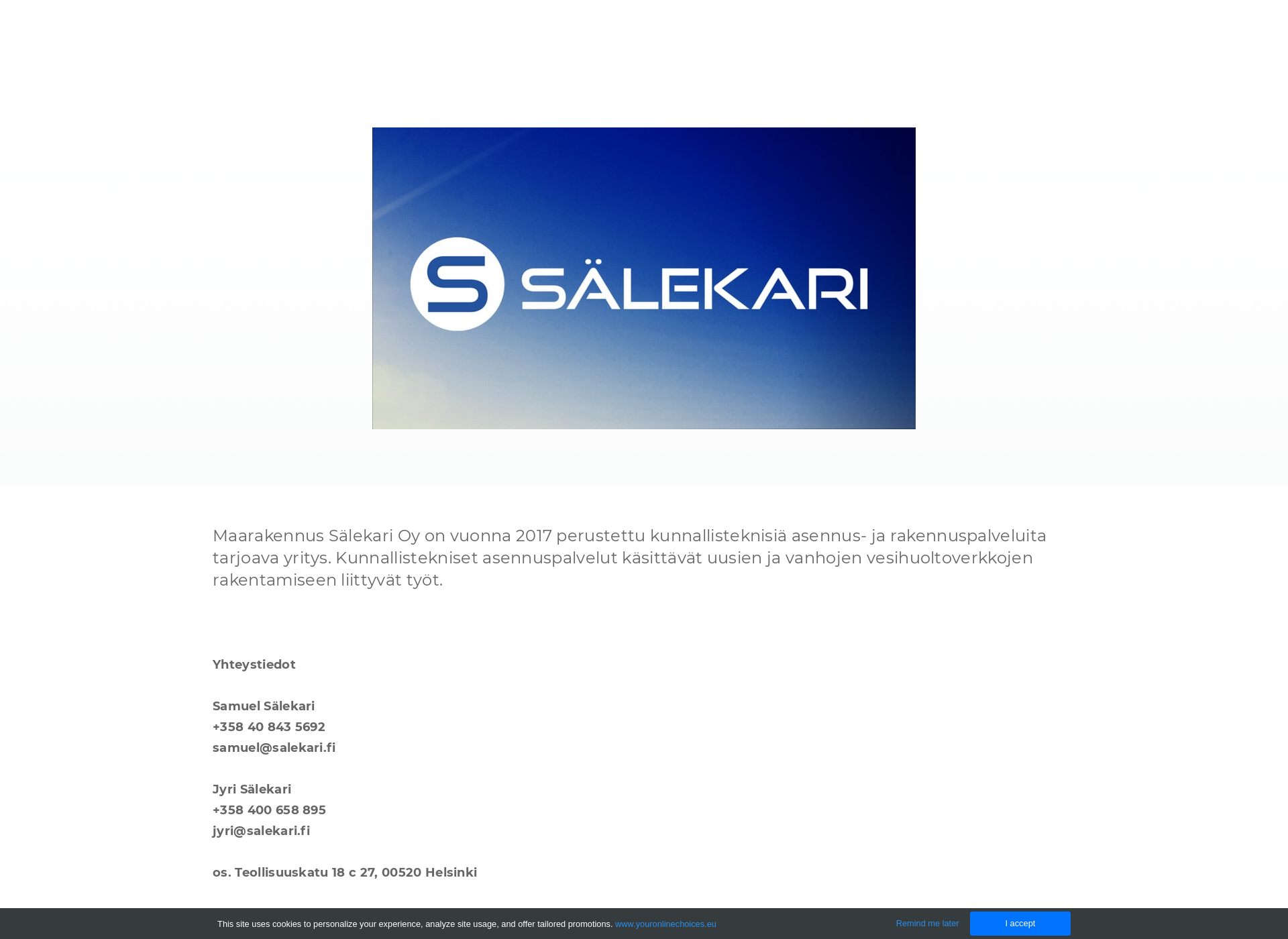 Screenshot for salekari.fi