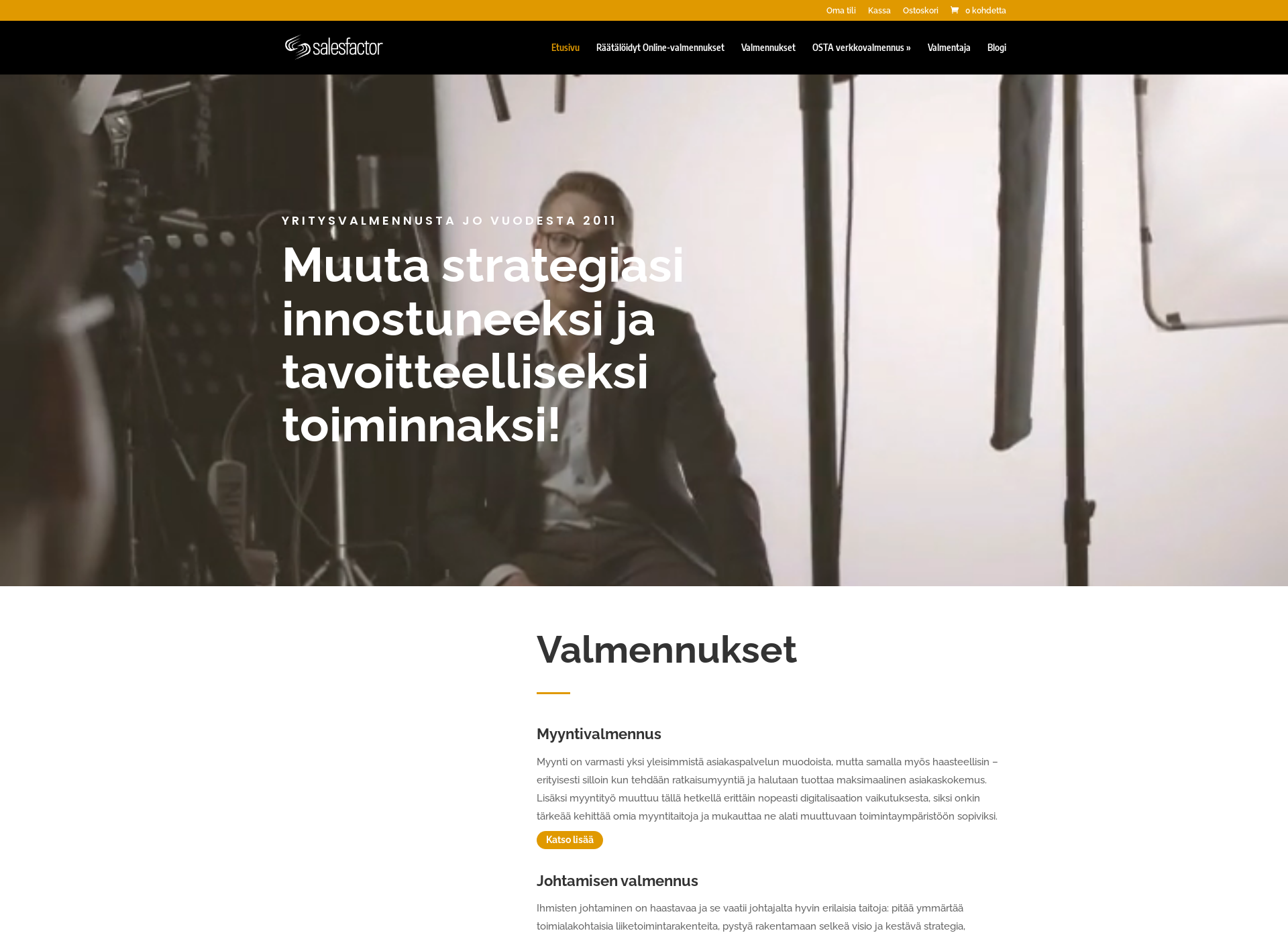 Screenshot for salesfactor.fi