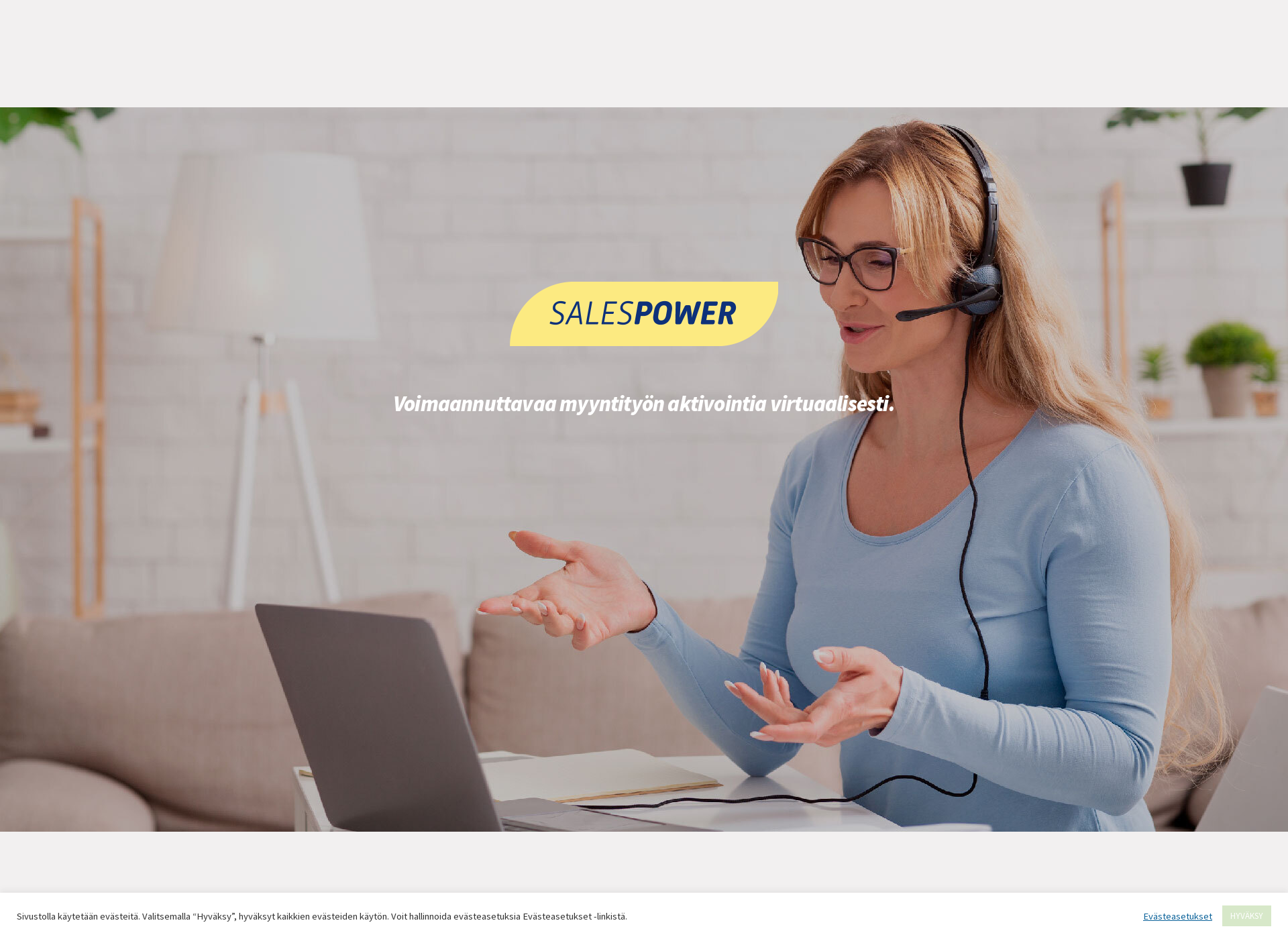 Screenshot for salespower.fi