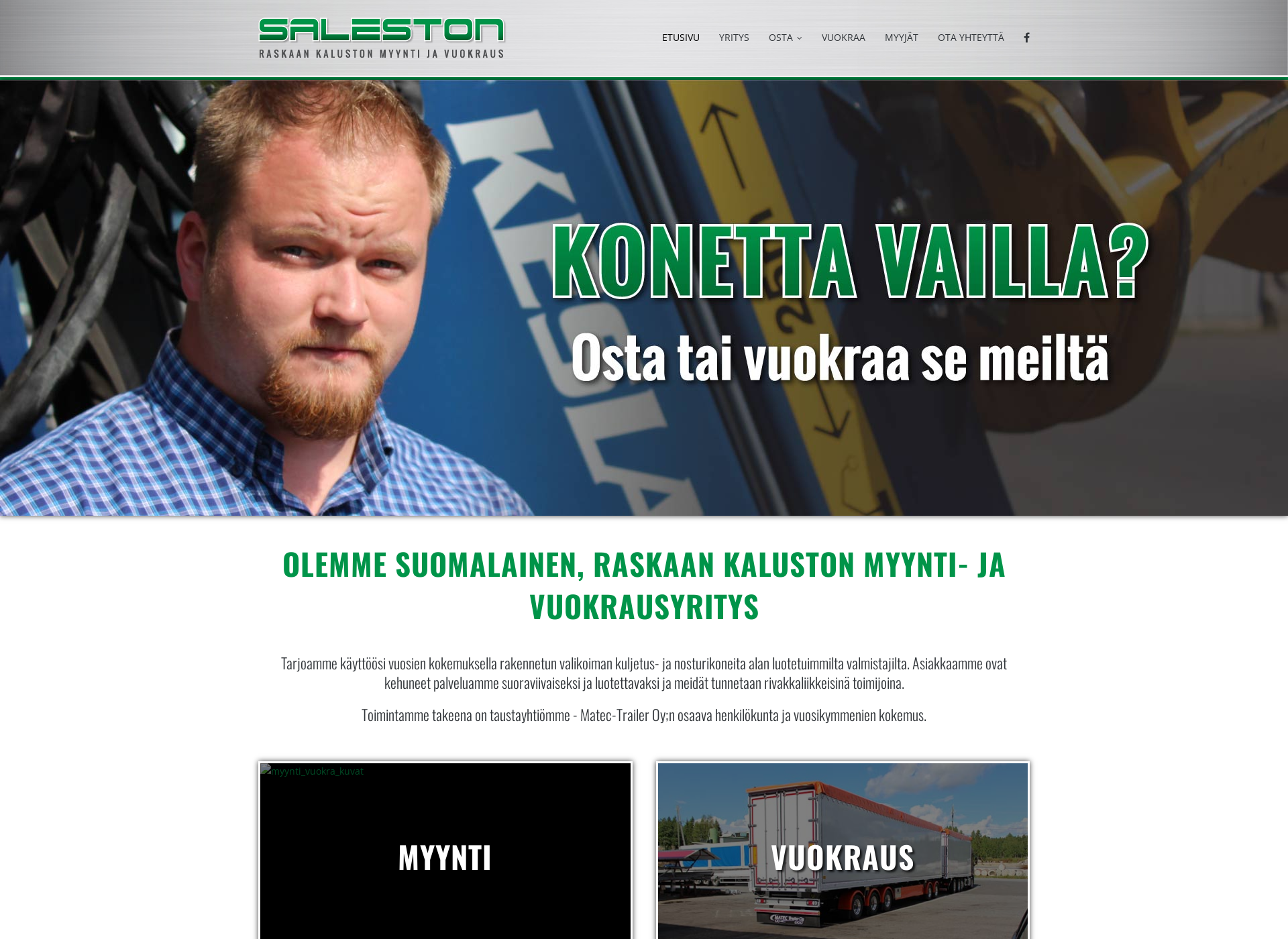 Screenshot for saleston.fi