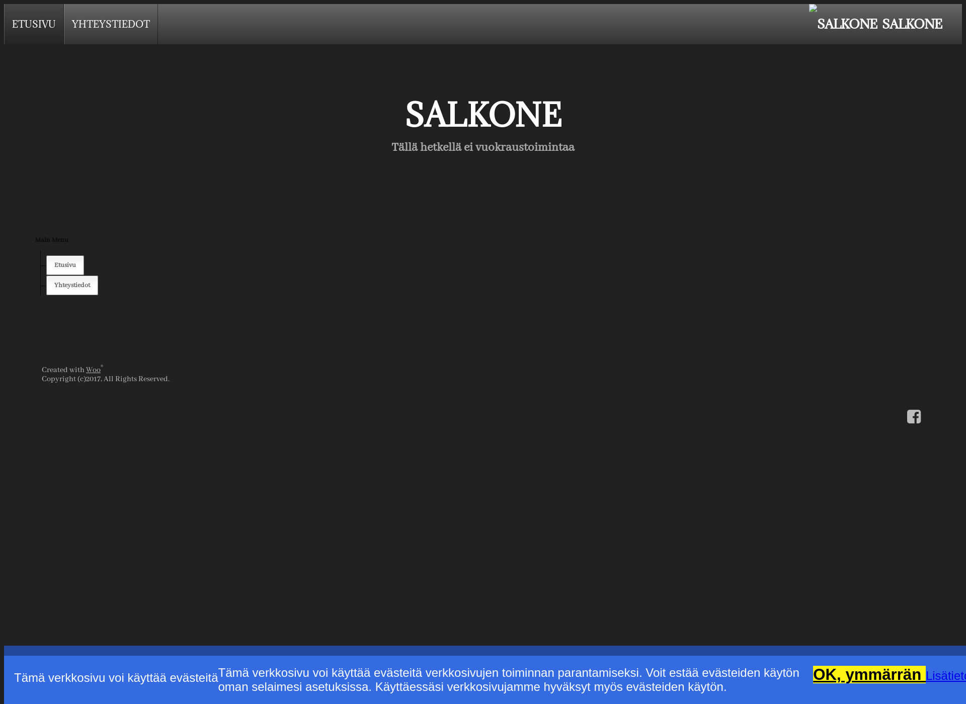 Skärmdump för salkone.fi