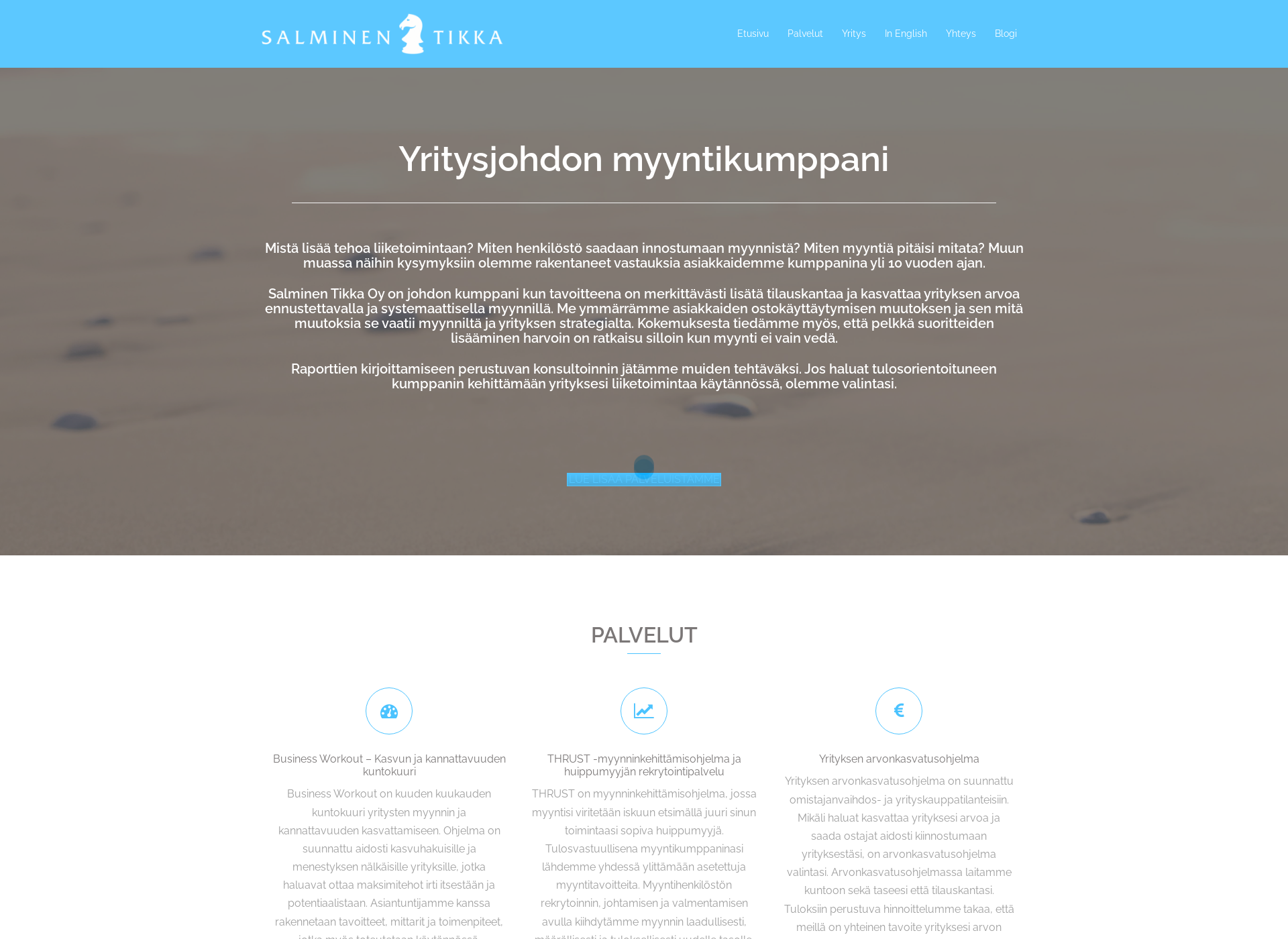 Screenshot for salminen-tikka.fi