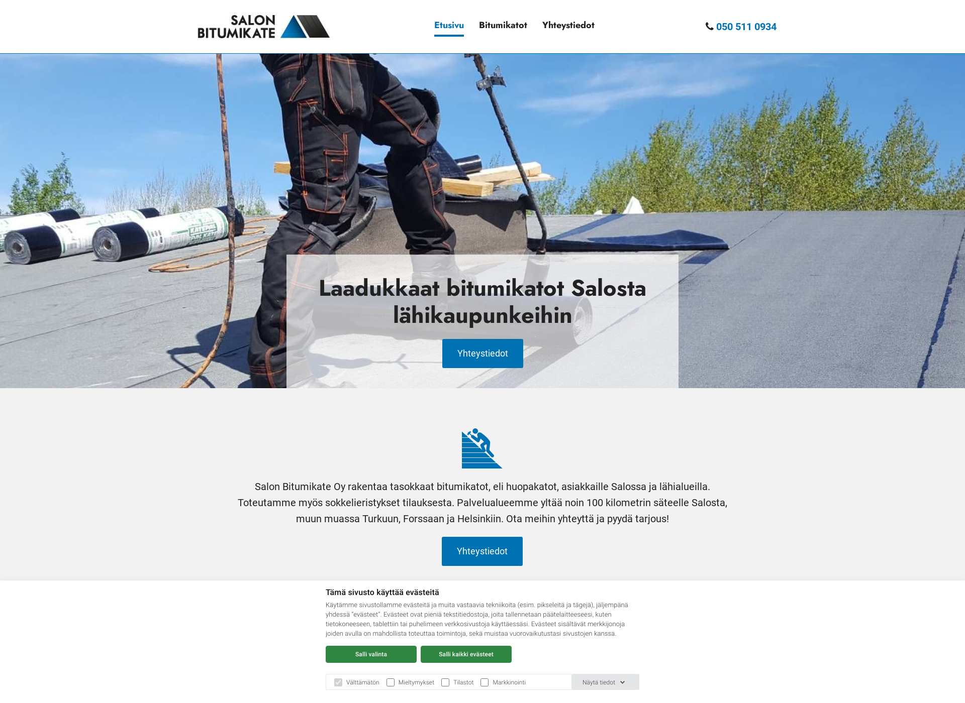 Screenshot for salonbitumikate.fi