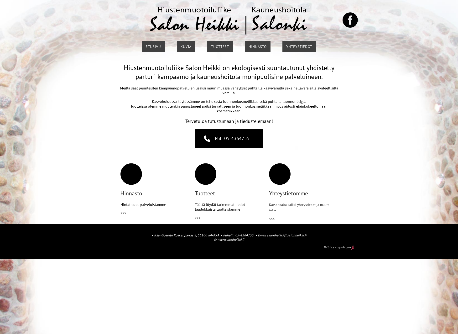 Screenshot for salonheikki.fi
