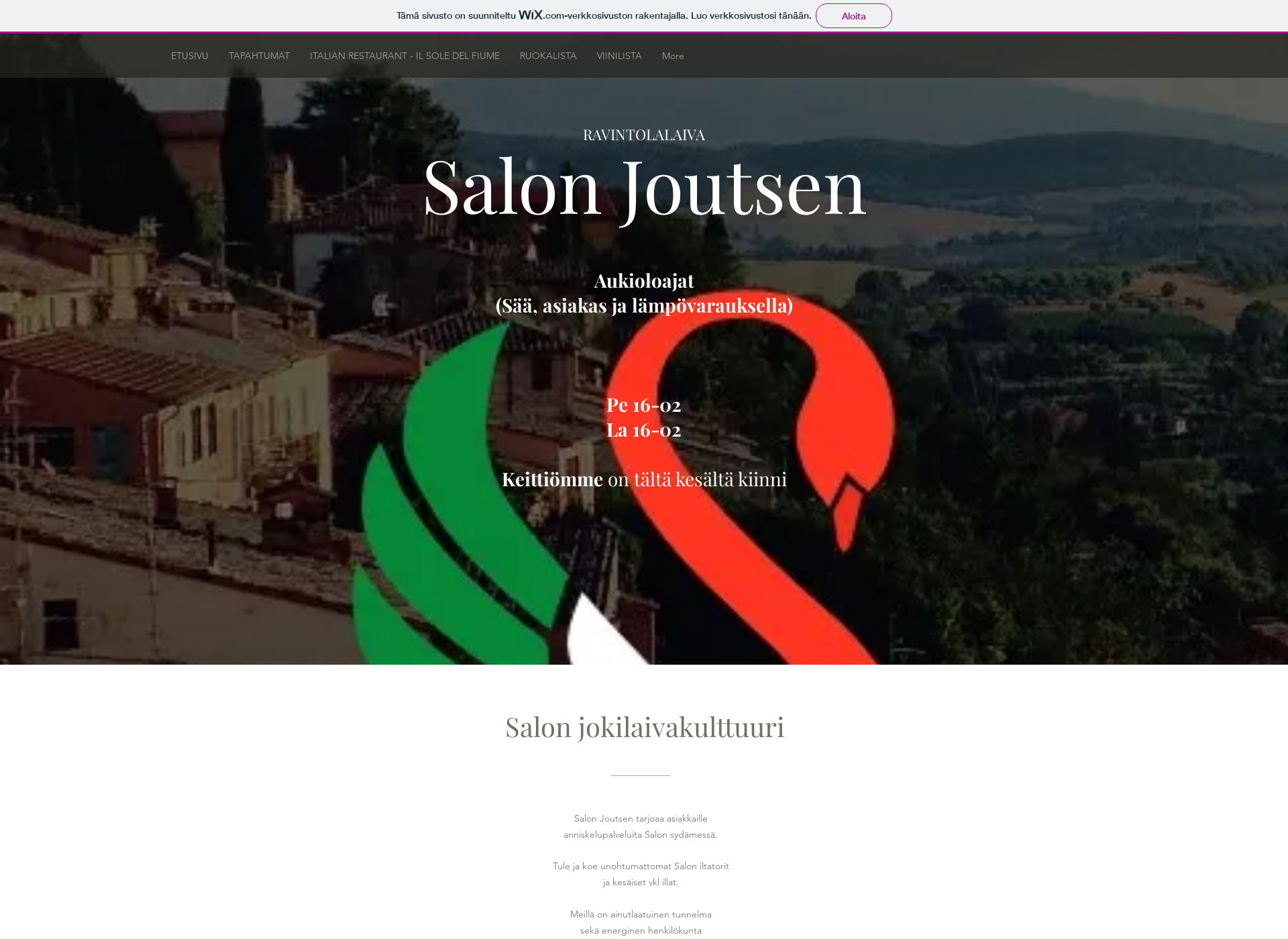 Screenshot for salonjoutsen.fi