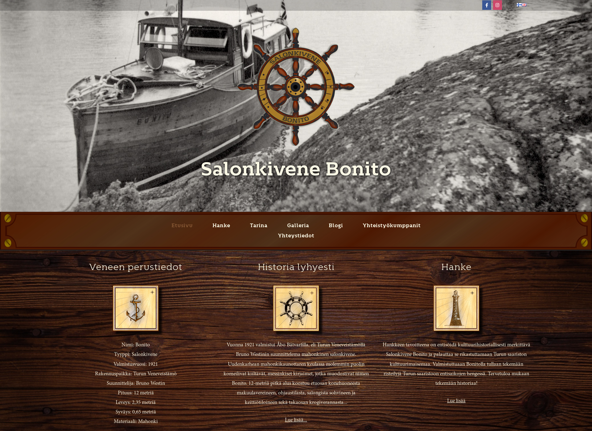 Screenshot for salonkivenebonito.fi