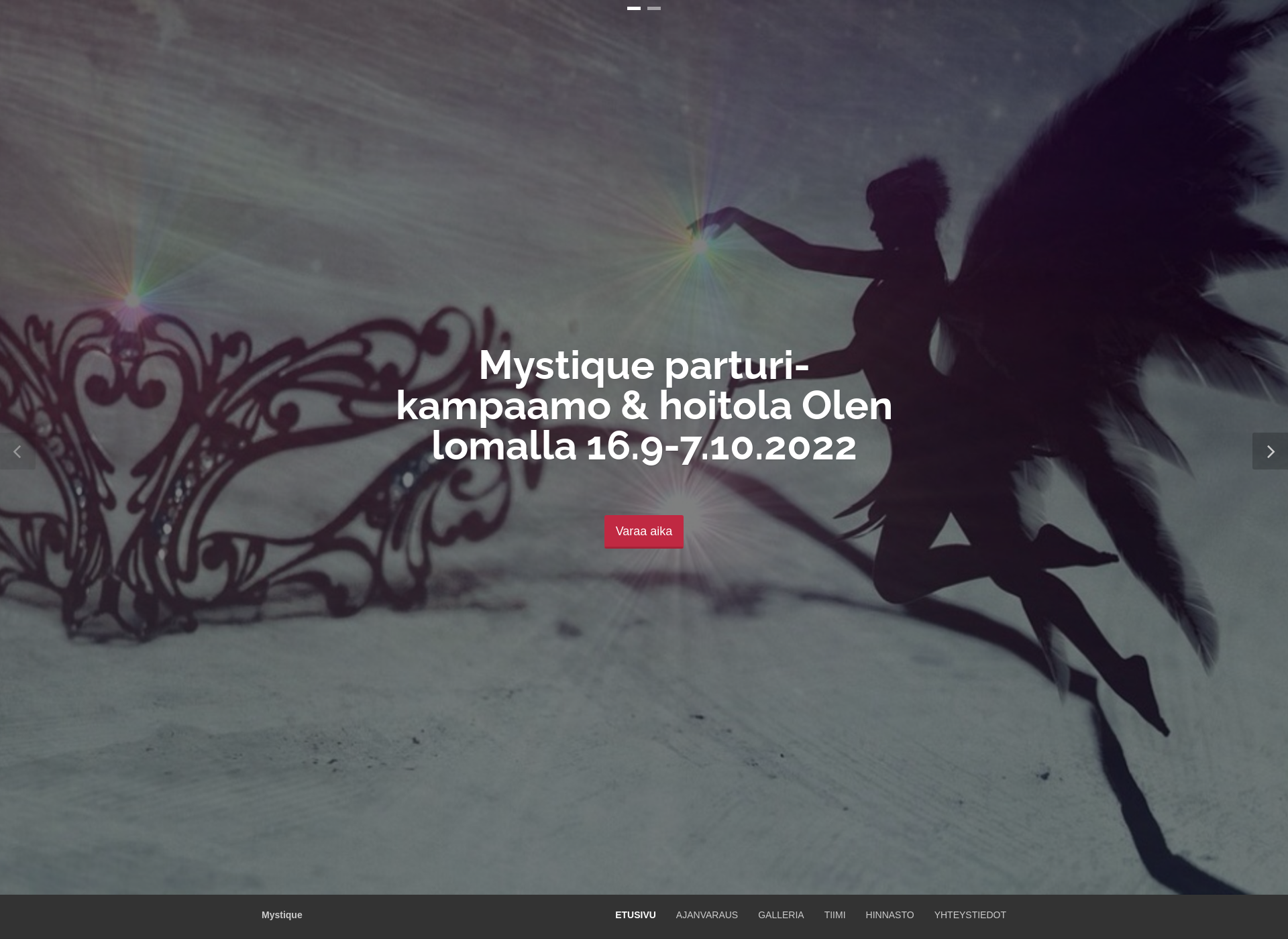 Screenshot for salonmystique.fi