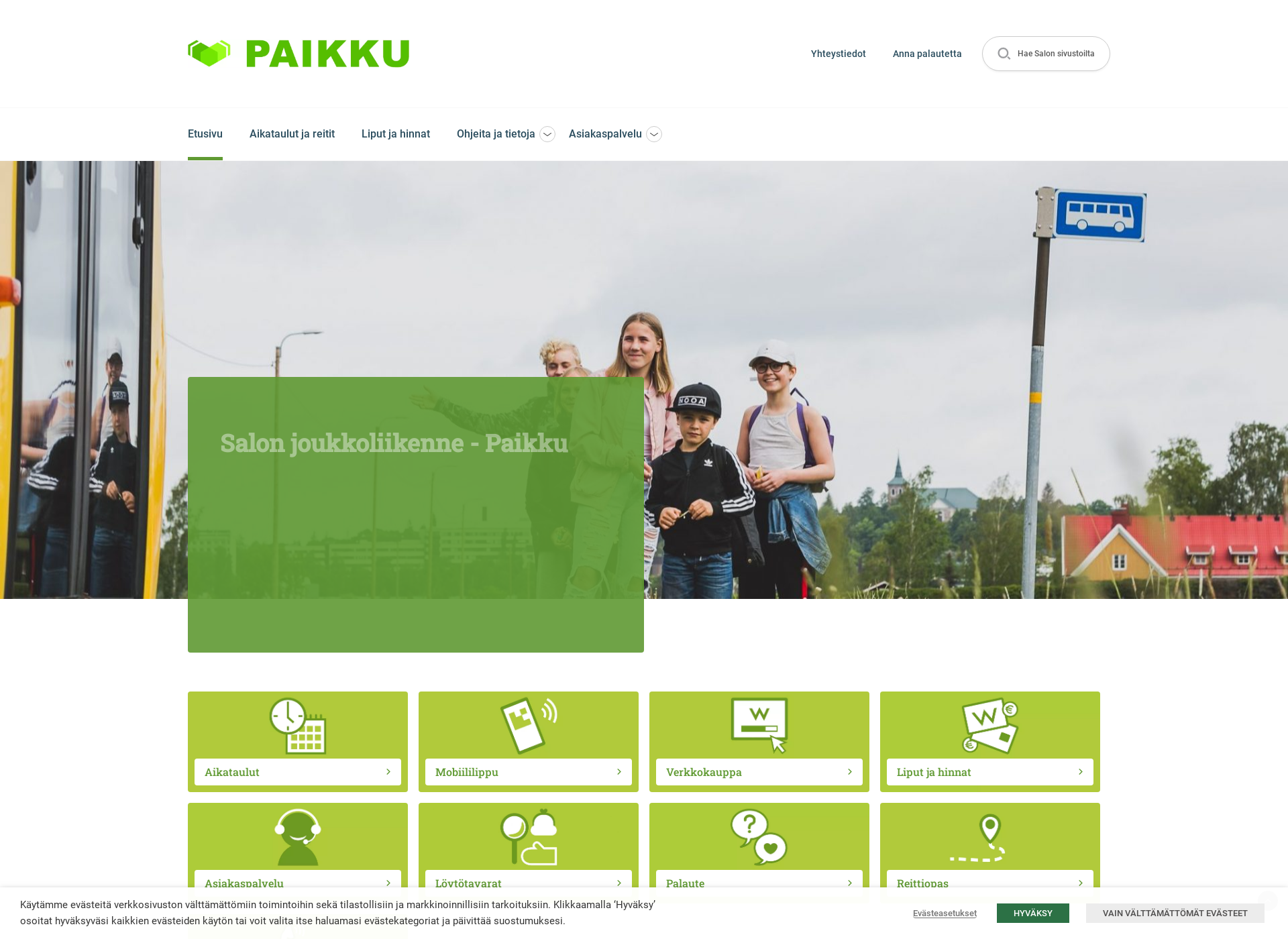 Screenshot for salonpaikku.fi