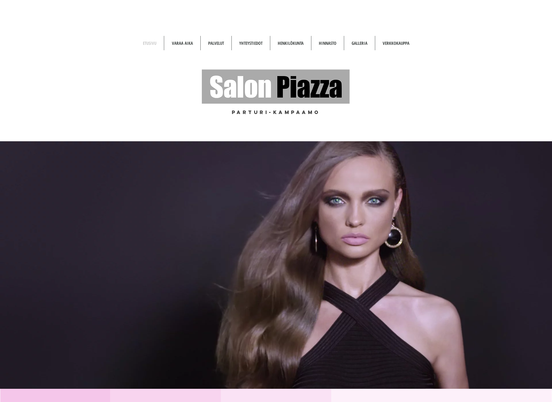 Skärmdump för salonpiazza.fi
