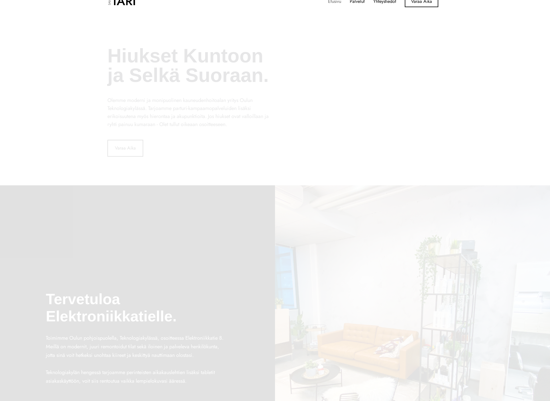 Screenshot for salontari.fi