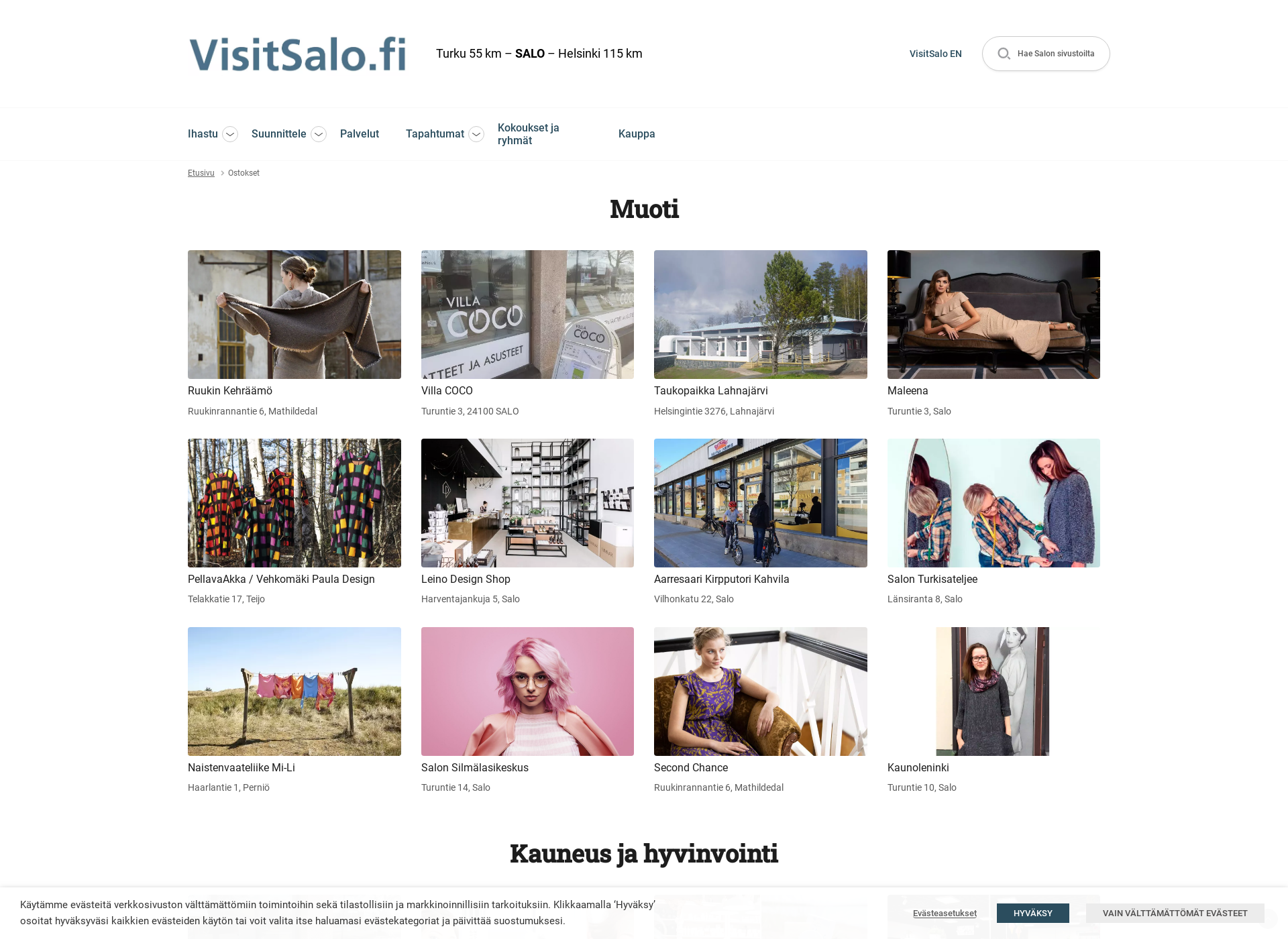 Näyttökuva saloshops.fi