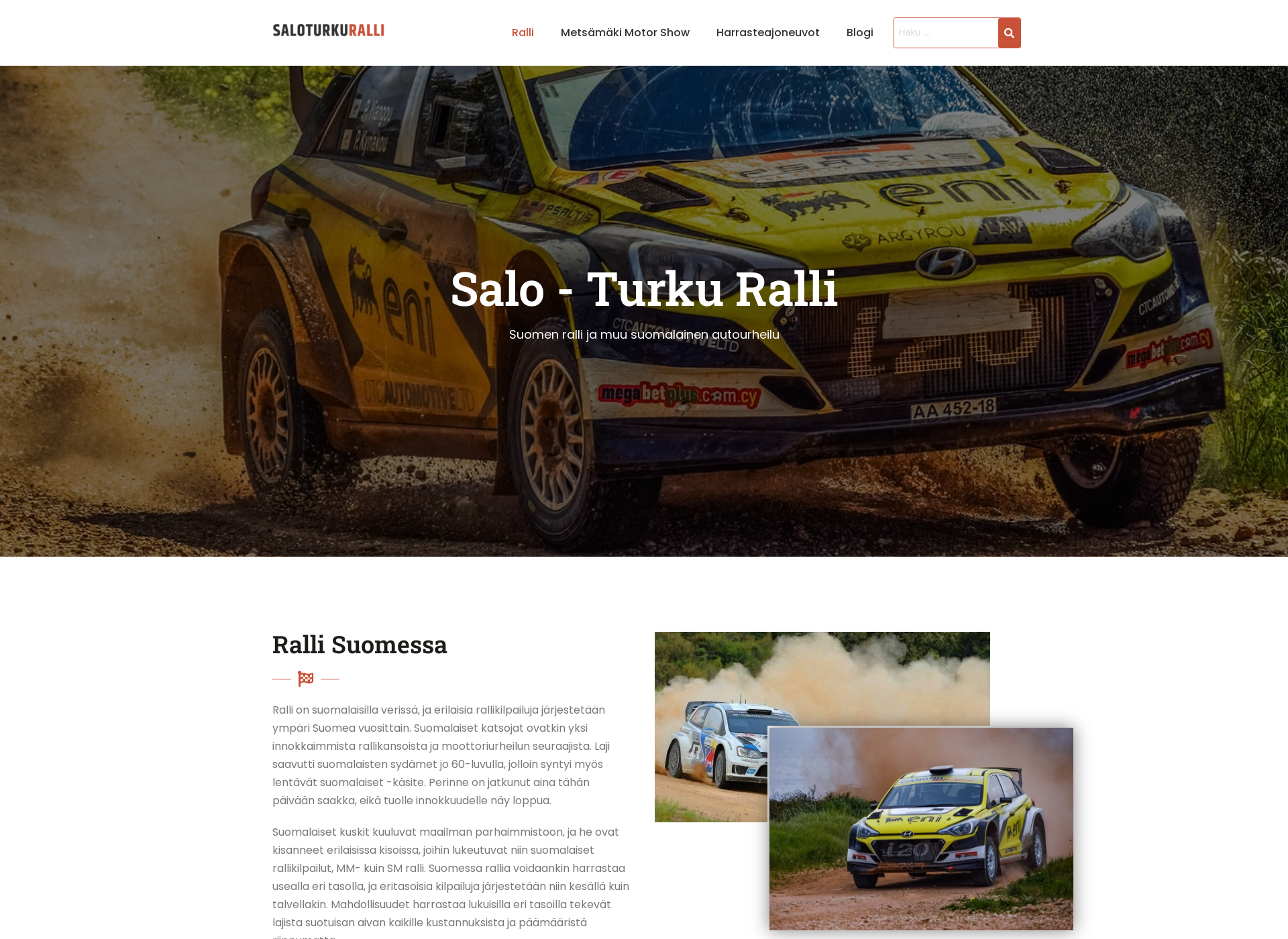 Screenshot for saloturkuralli.fi
