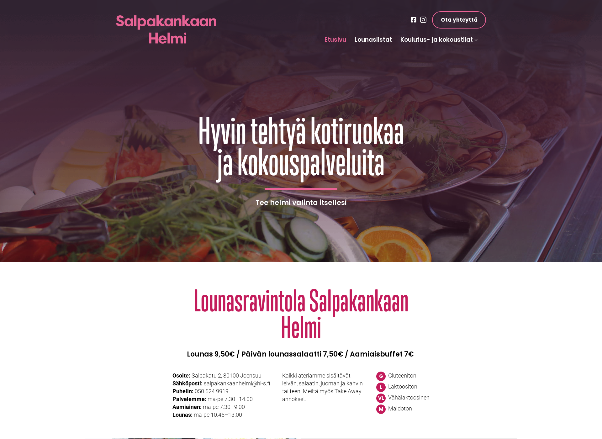 Screenshot for salpakankaanhelmi.fi