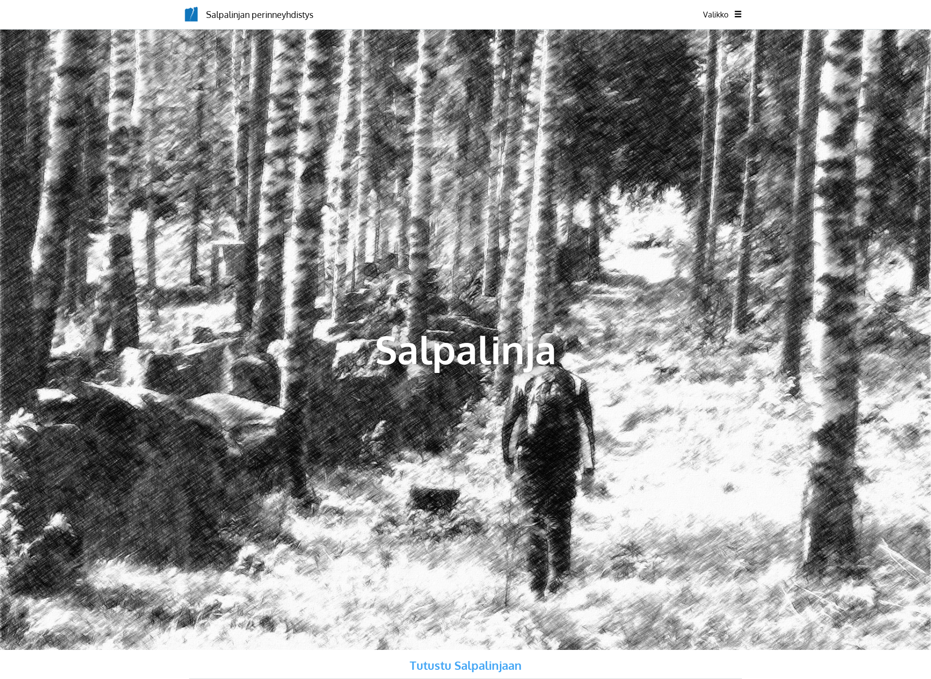 Screenshot for salpalinjakirja.fi