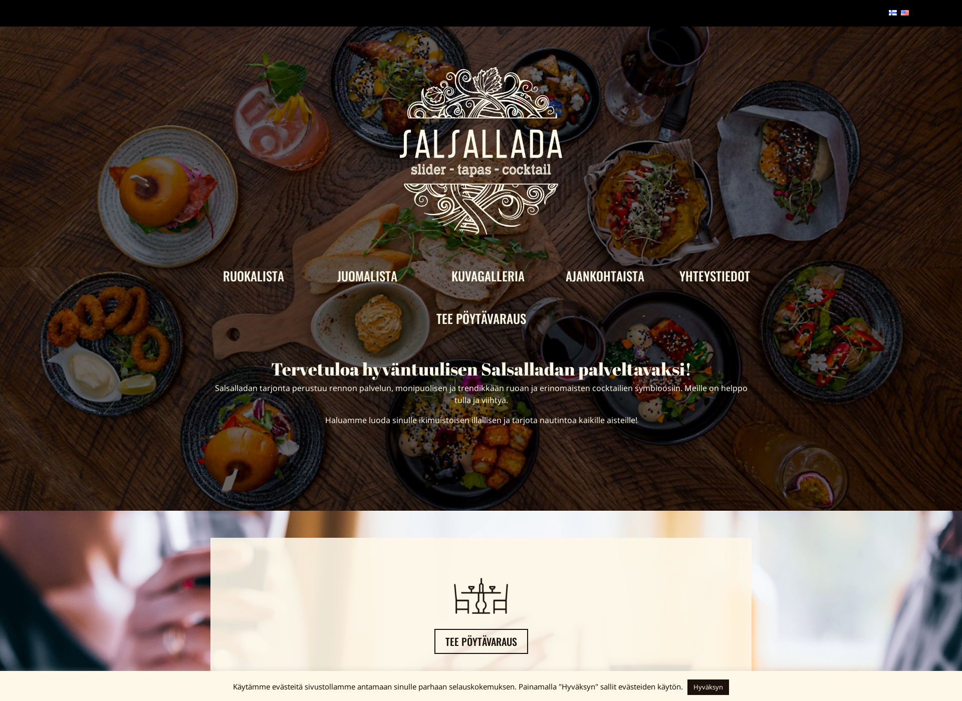 Screenshot for salsallada.fi