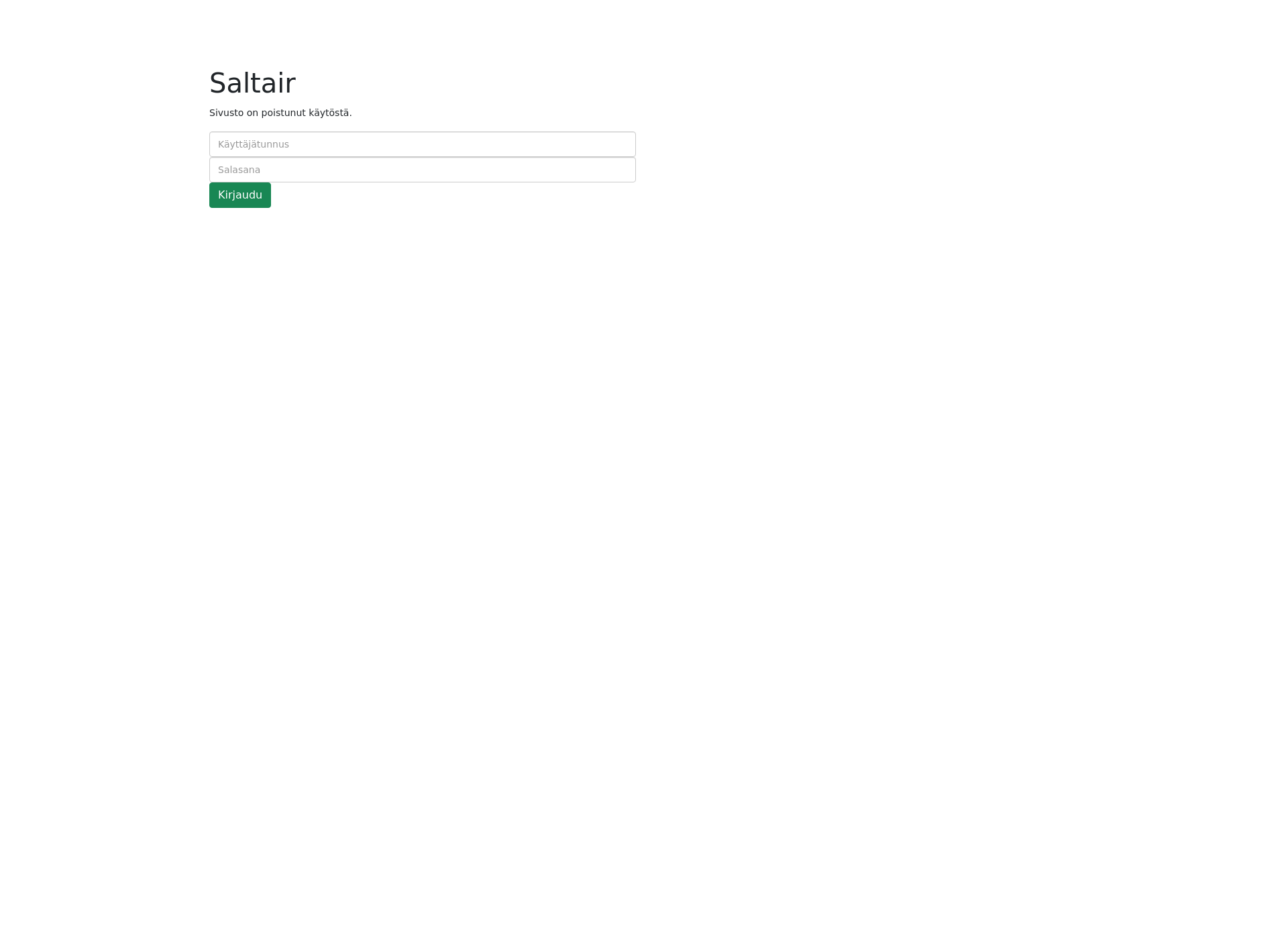 Screenshot for saltair.fi