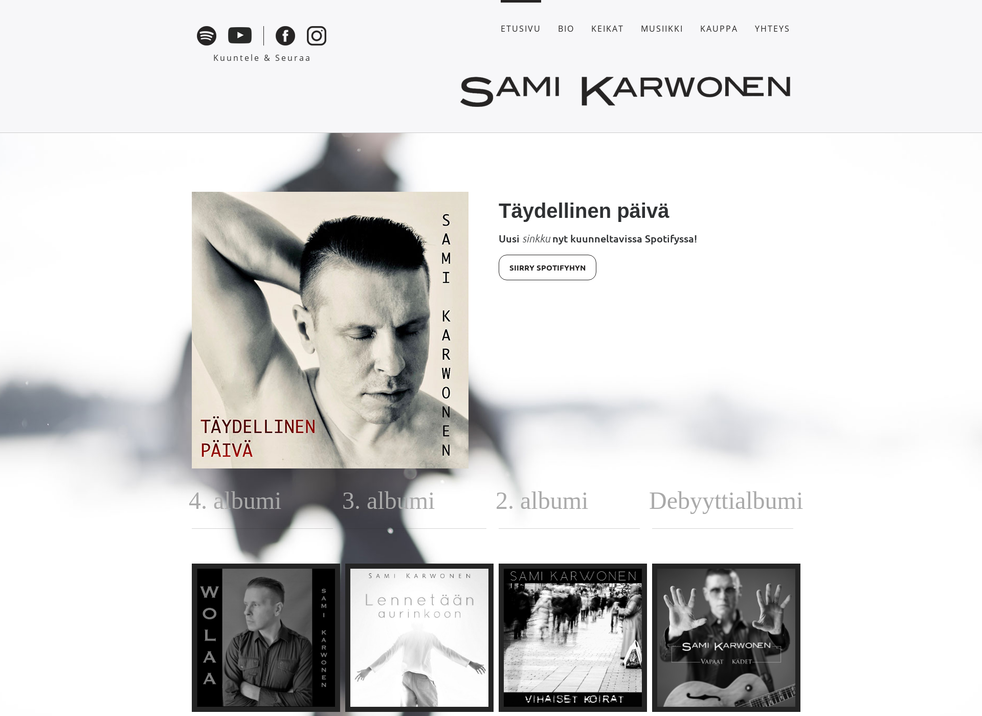 Screenshot for samikarwonen.fi