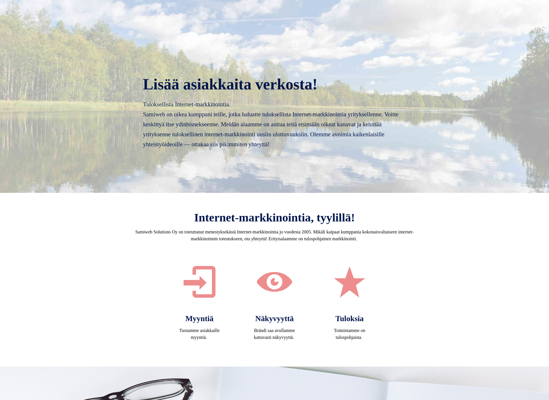 Screenshot for samiweb.fi