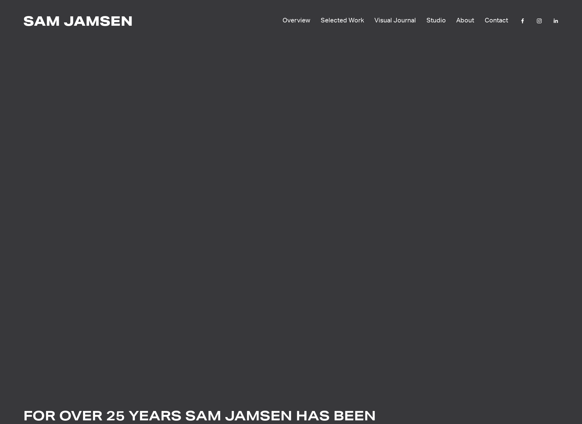 Screenshot for samjamsen.com