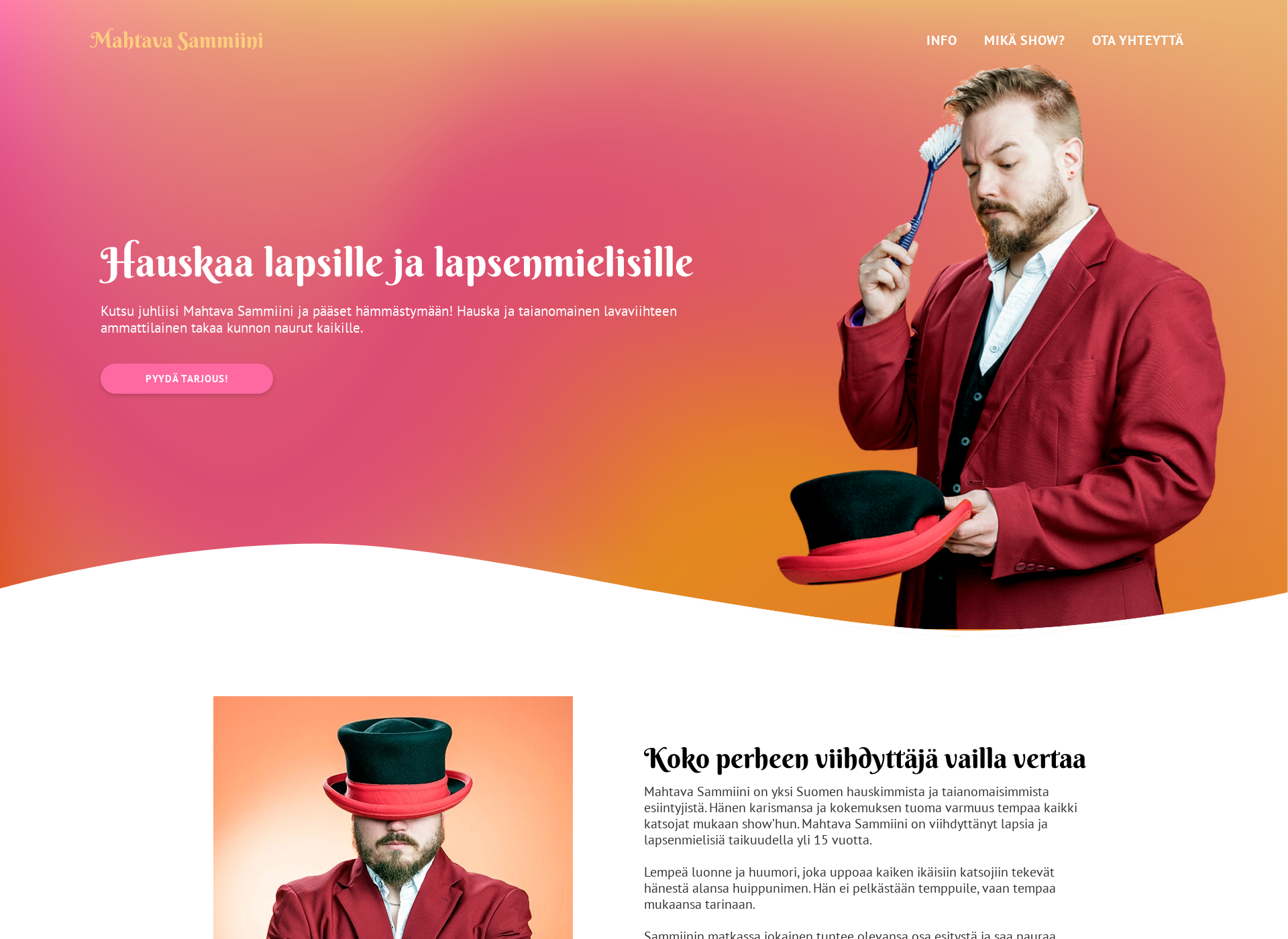Screenshot for sammiini.fi