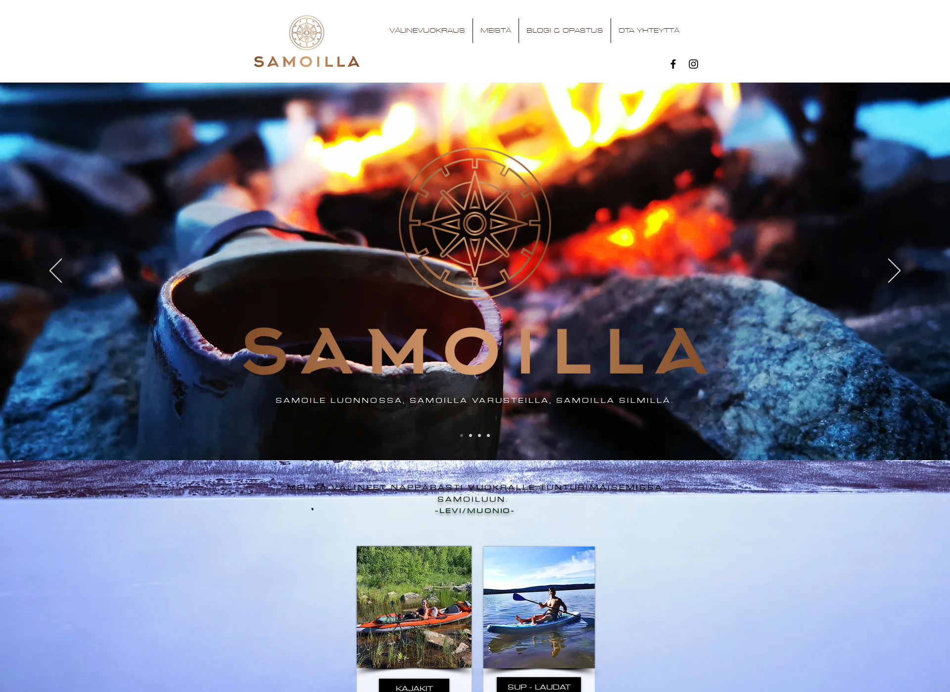Screenshot for samoilla.fi