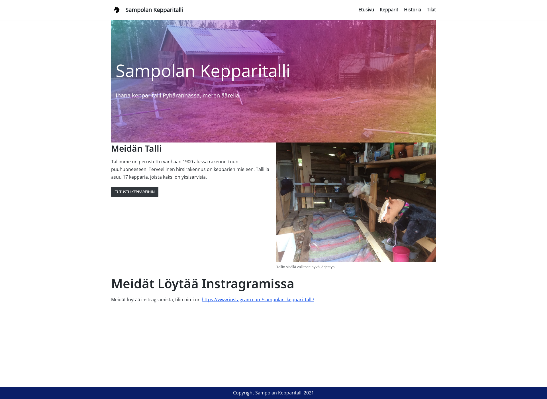 Screenshot for sampolan.fi