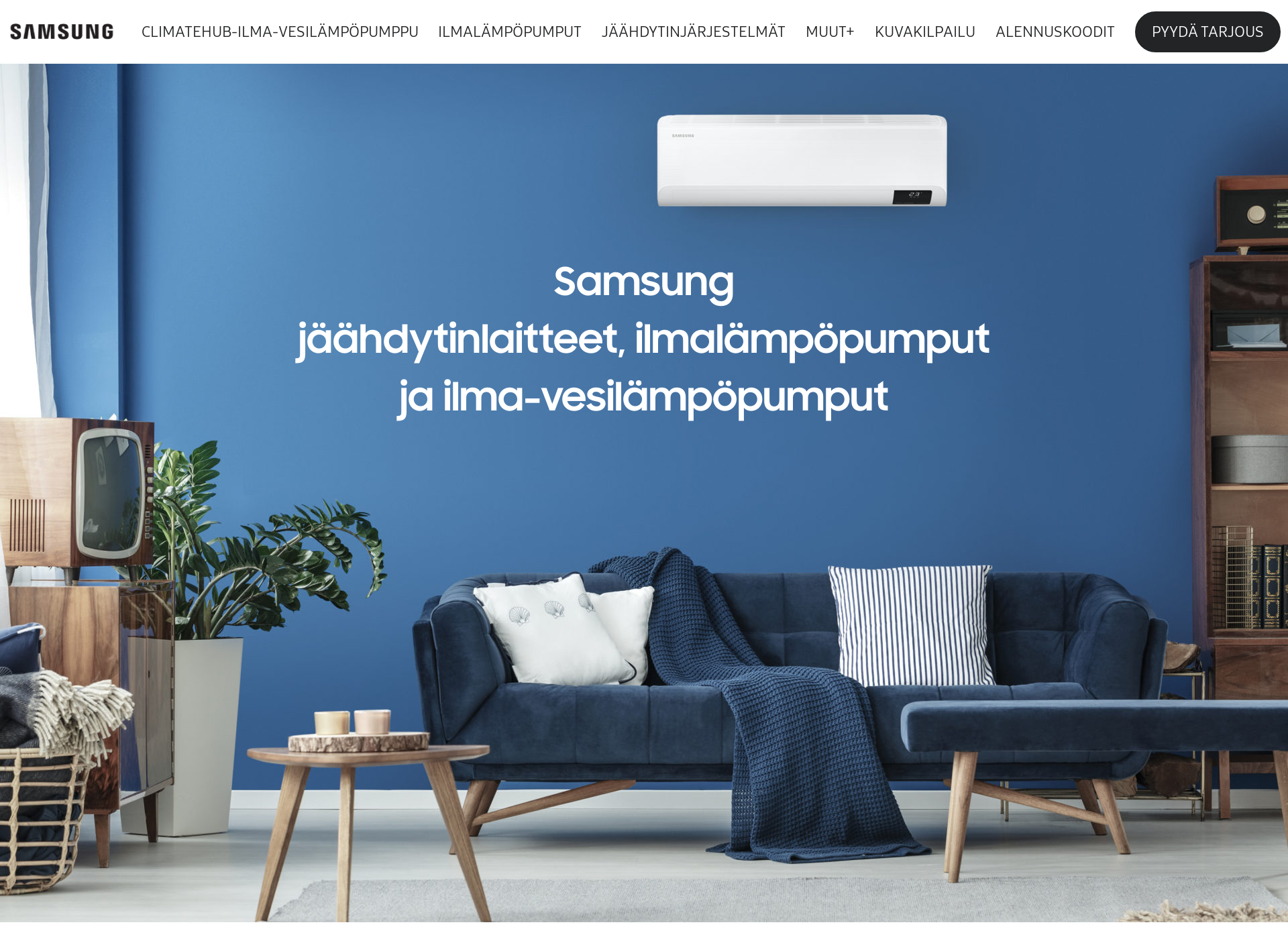 Screenshot for samsunglämpöpumput.fi