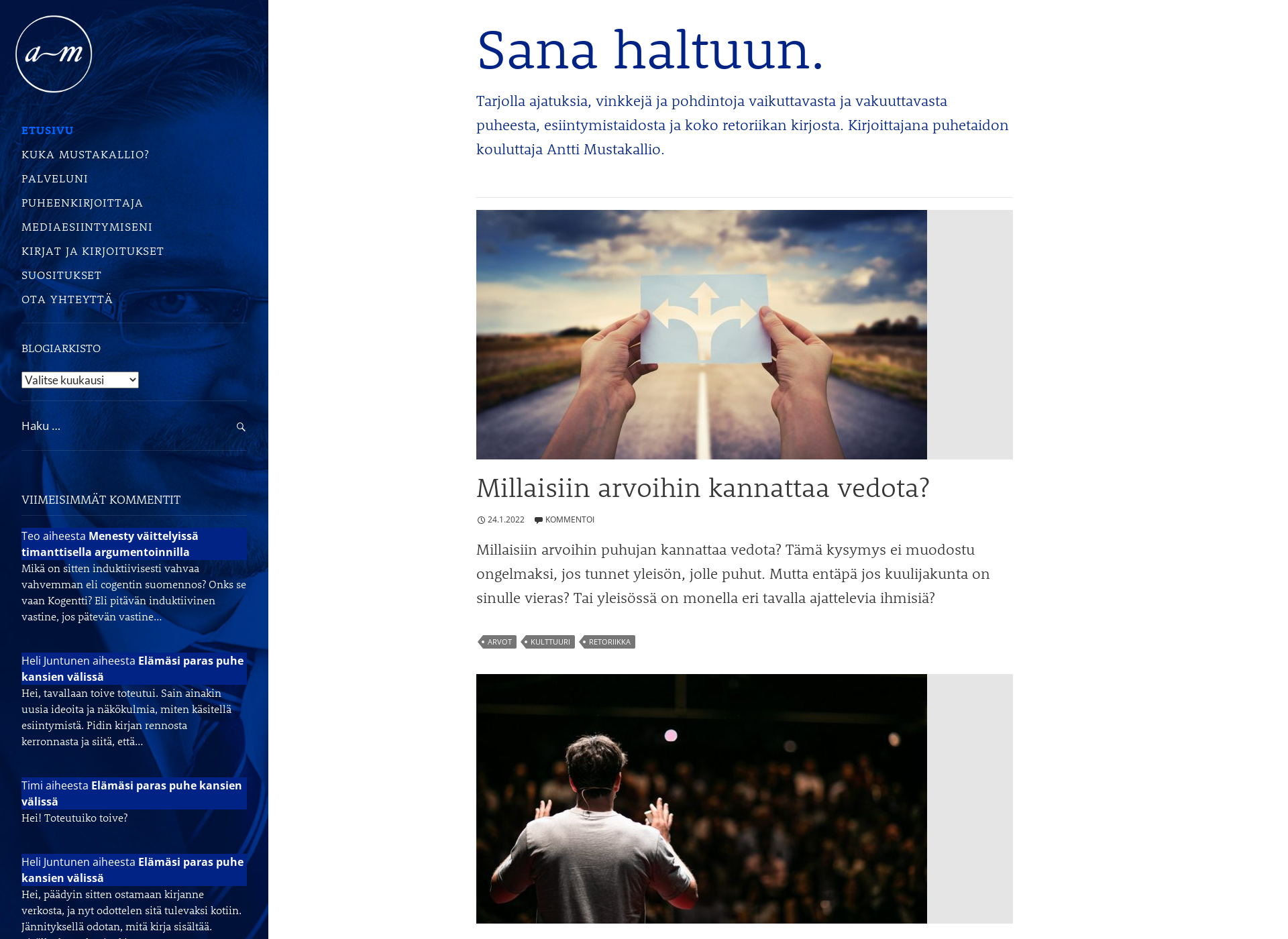 Screenshot for sanahaltuun.fi