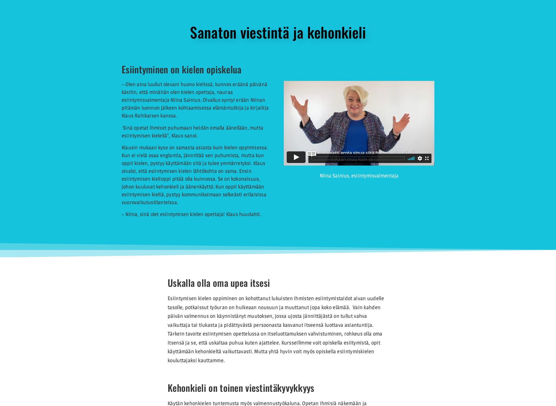Screenshot for sanatonviestintä.fi