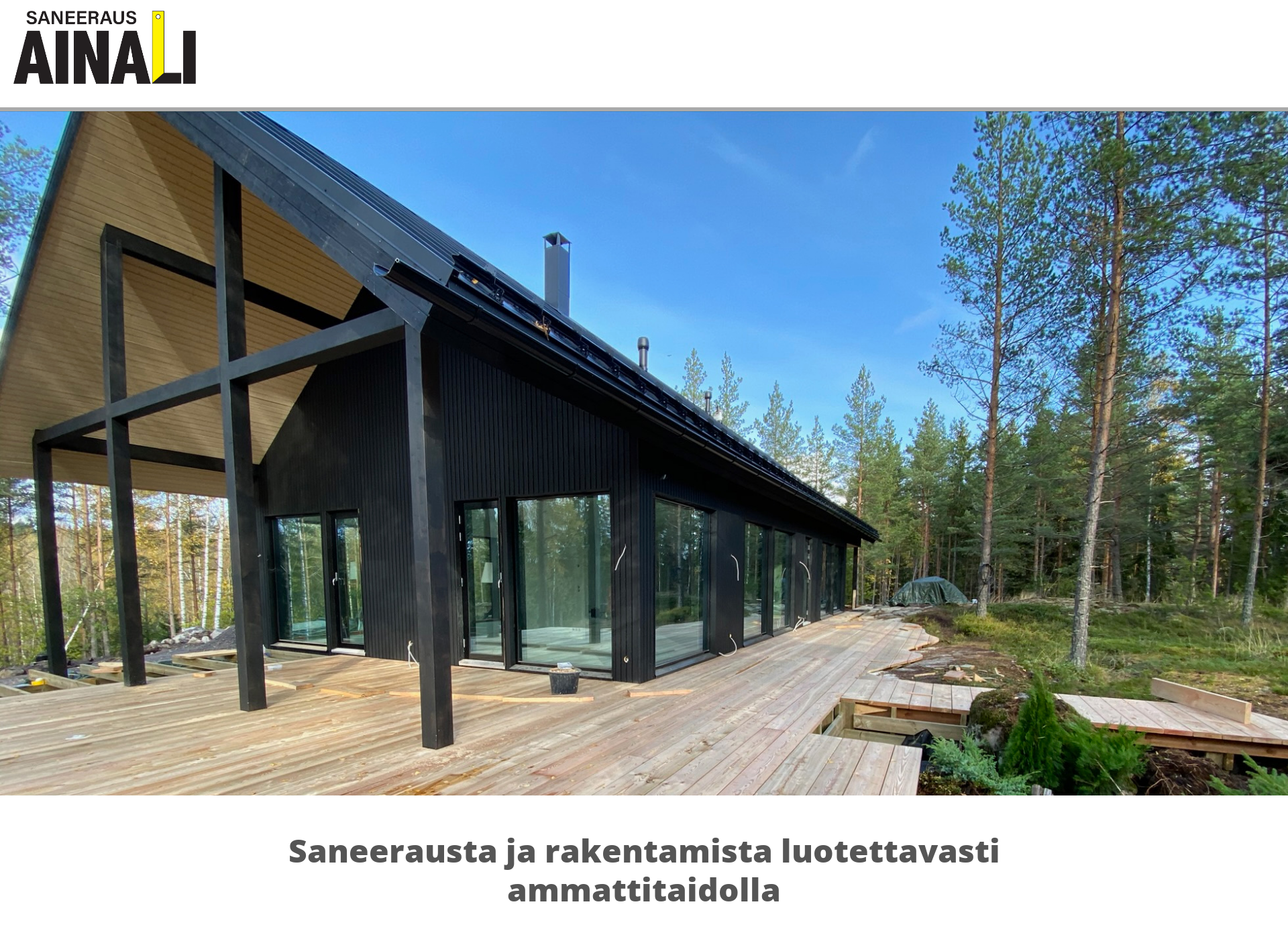 Screenshot for saneerausainali.fi