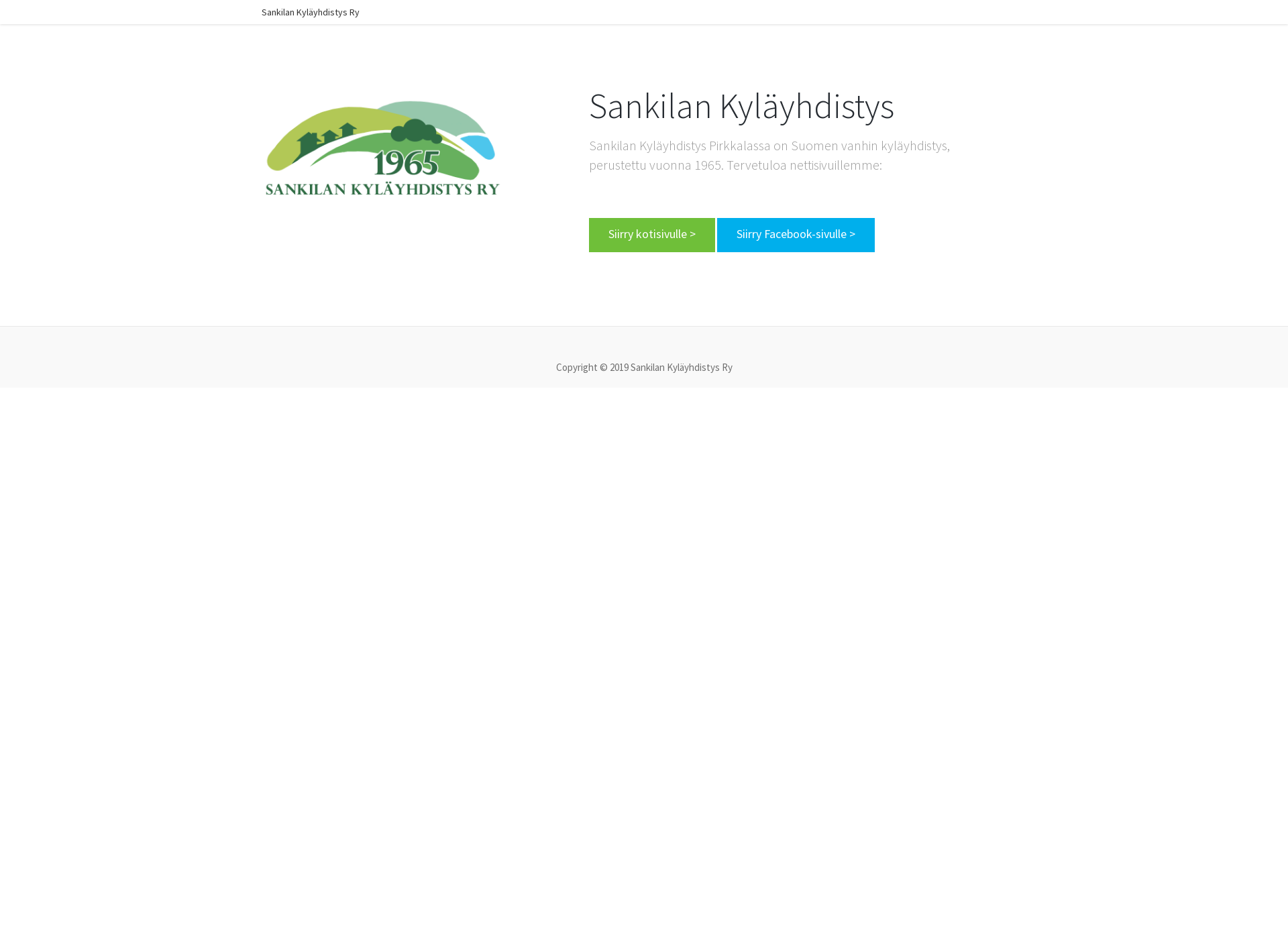 Screenshot for sankilankyla.fi