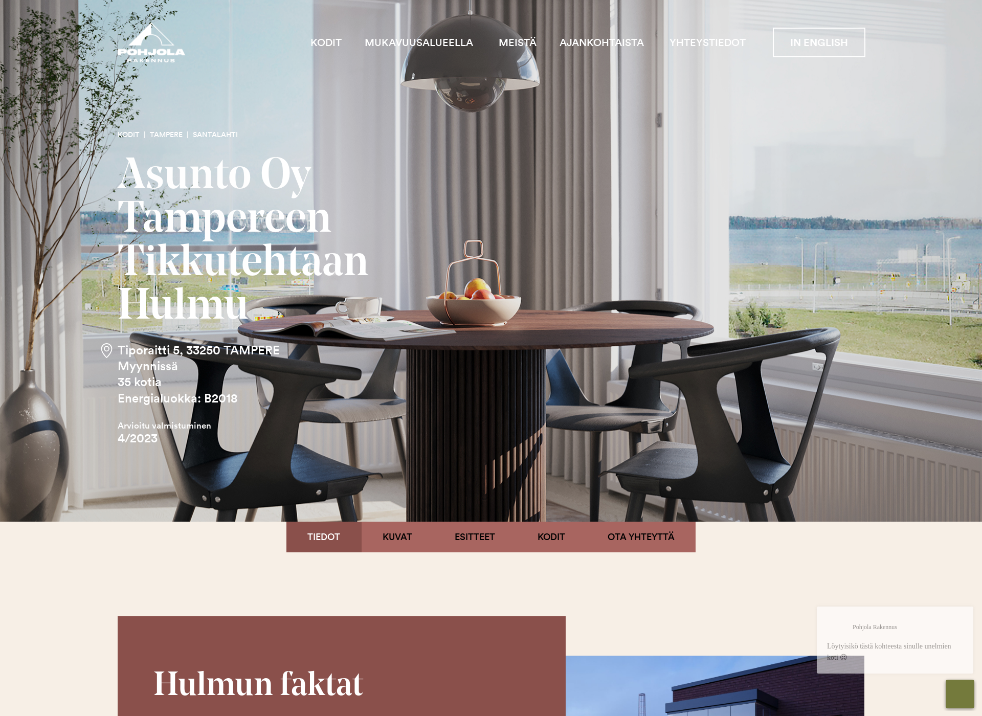 Skärmdump för santalahdenhulmu.fi