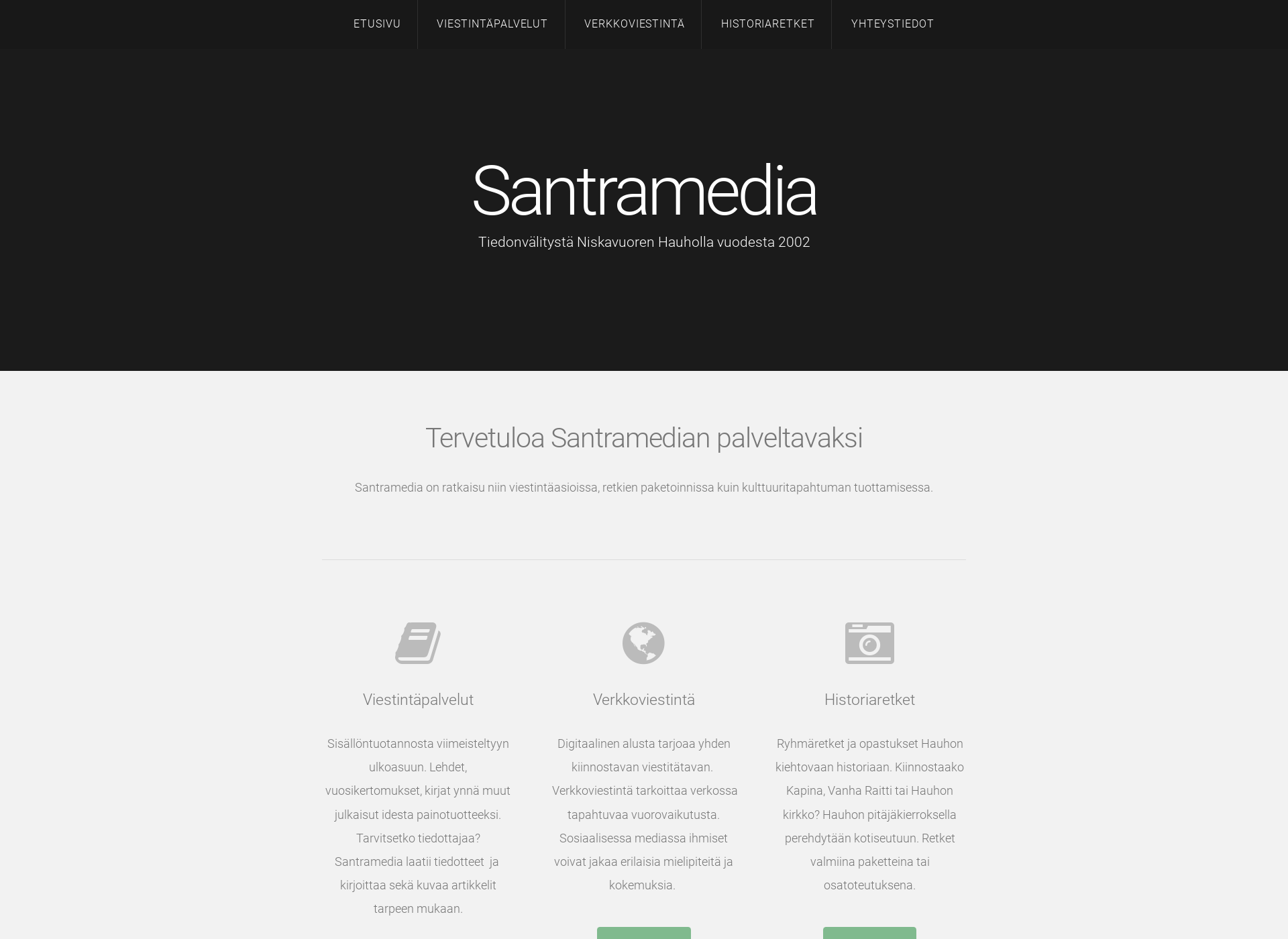 Screenshot for santramedia.fi