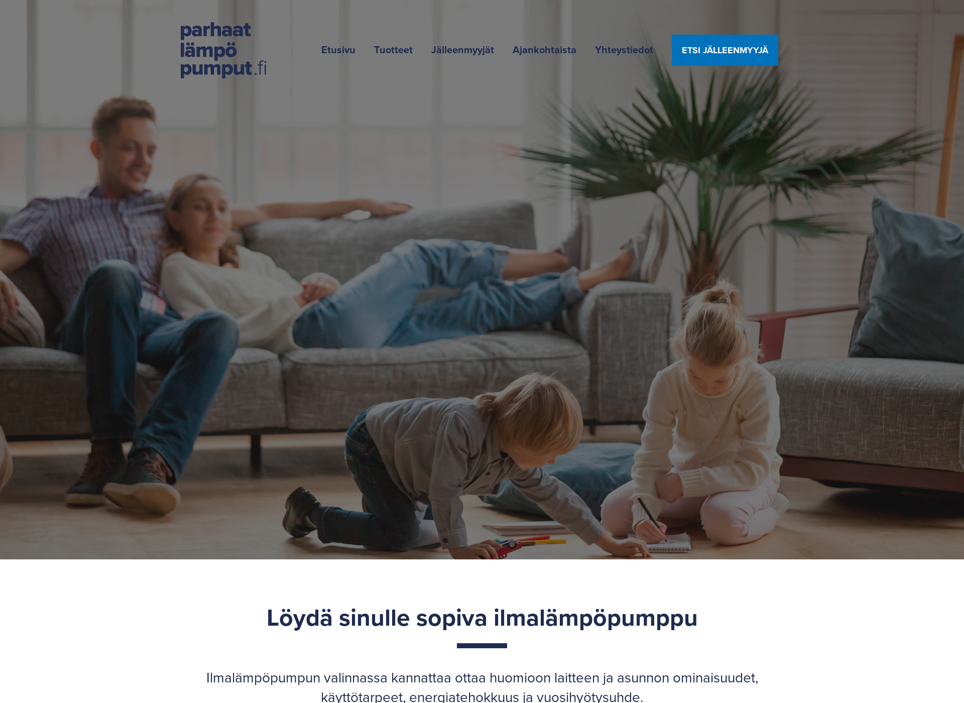 Skärmdump för sanyokauppa.fi