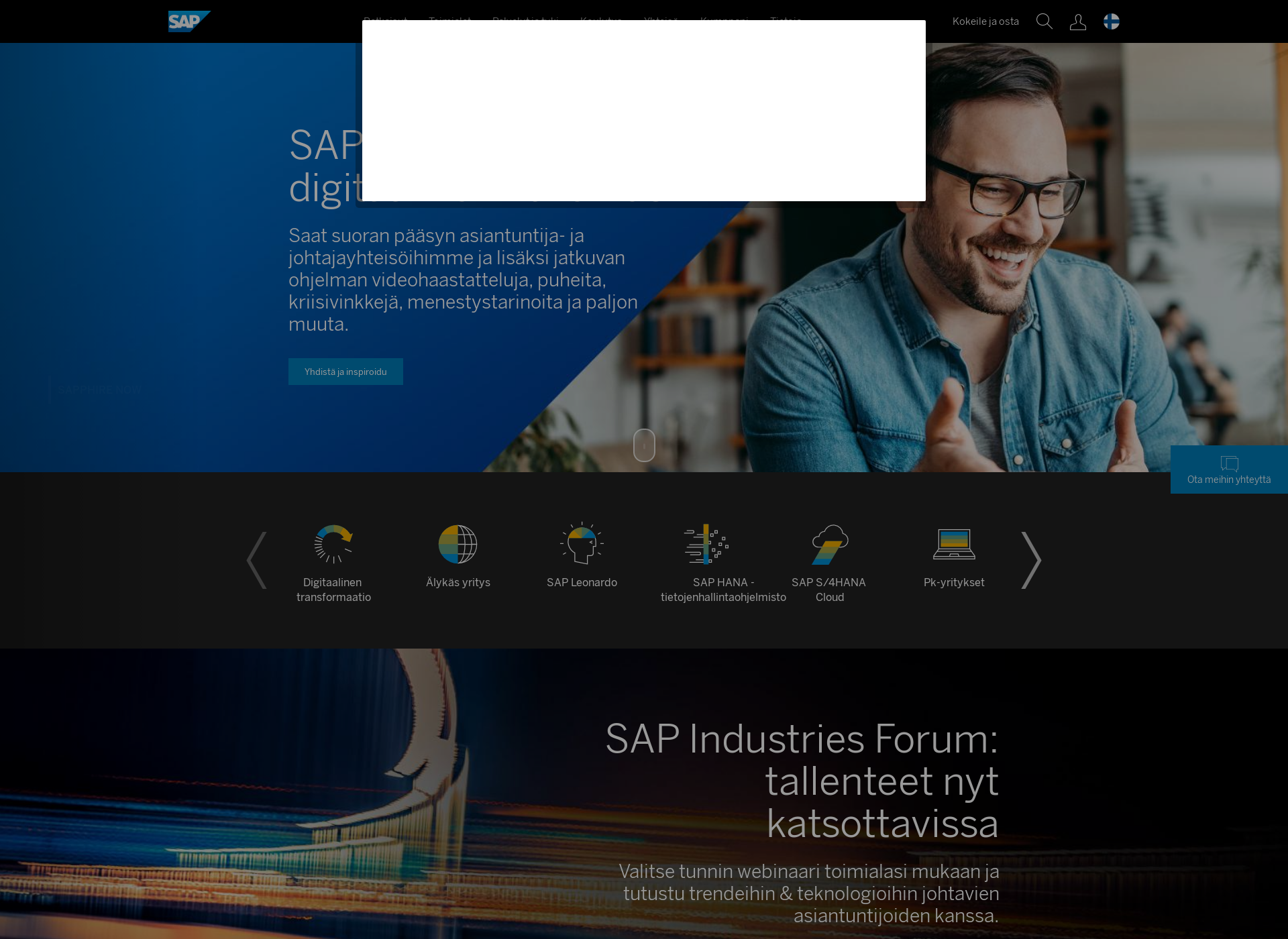 Screenshot for sap.fi