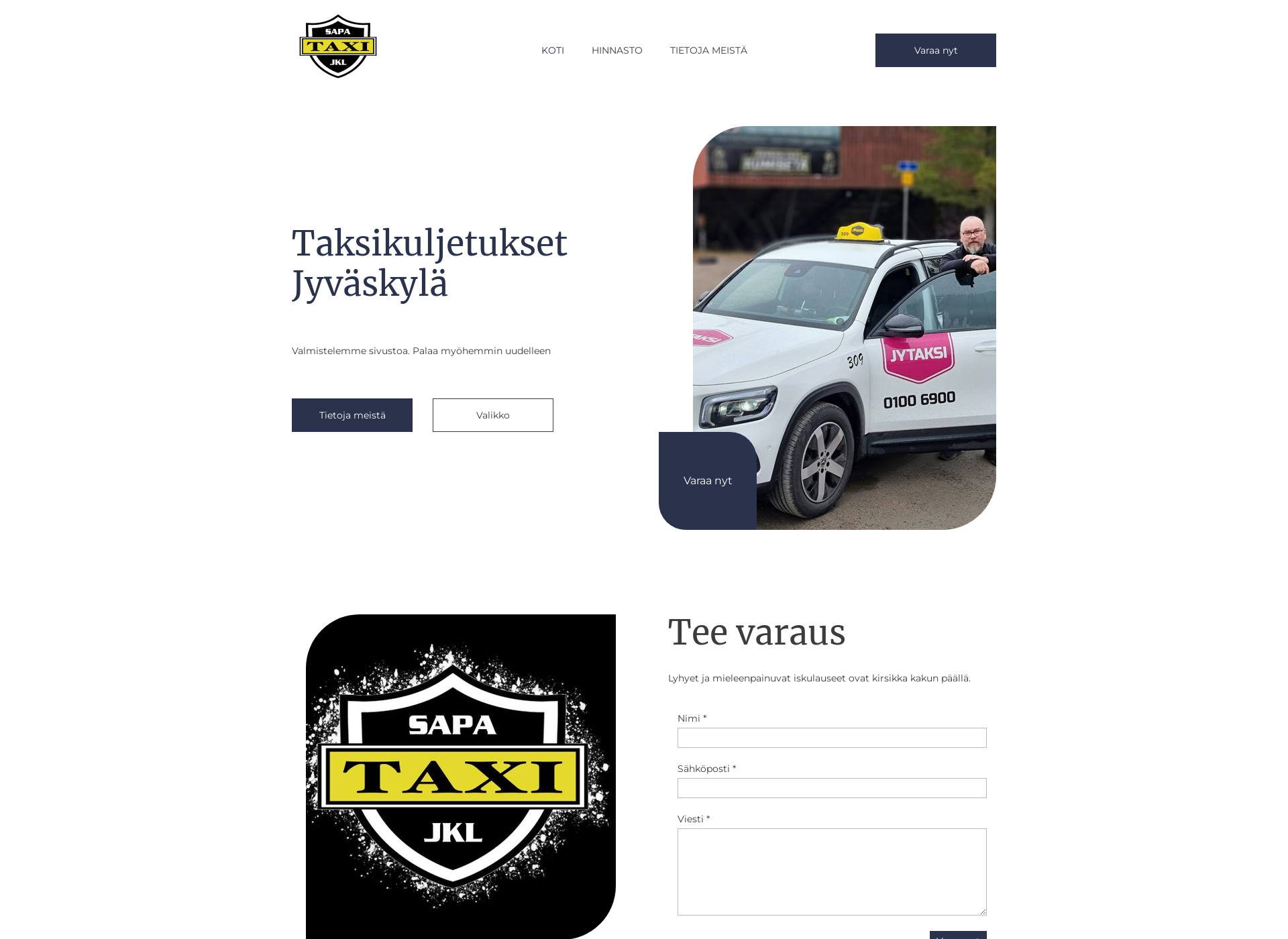 Skärmdump för sapajkl.fi