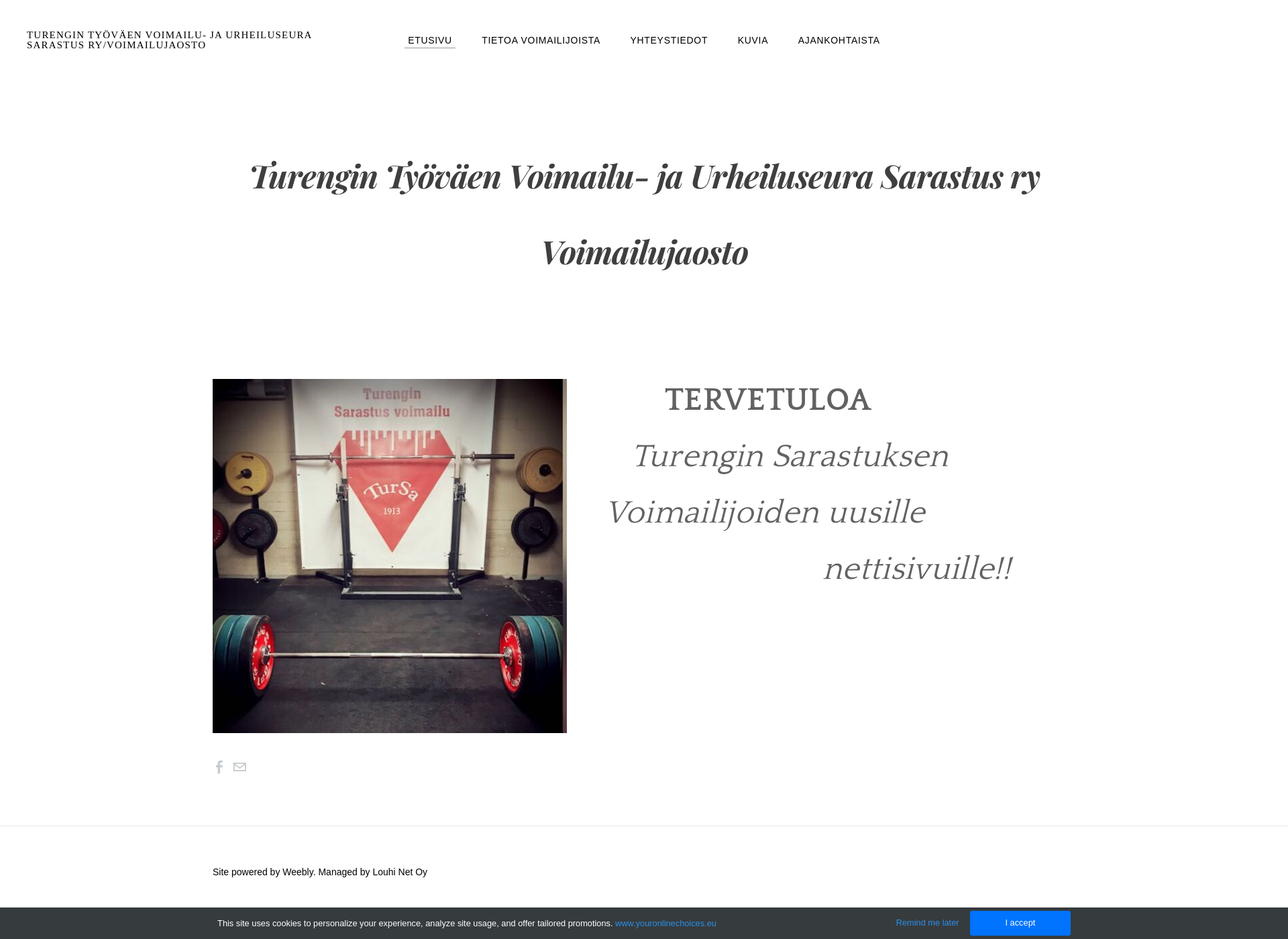 Screenshot for sarastusvoimailu.fi