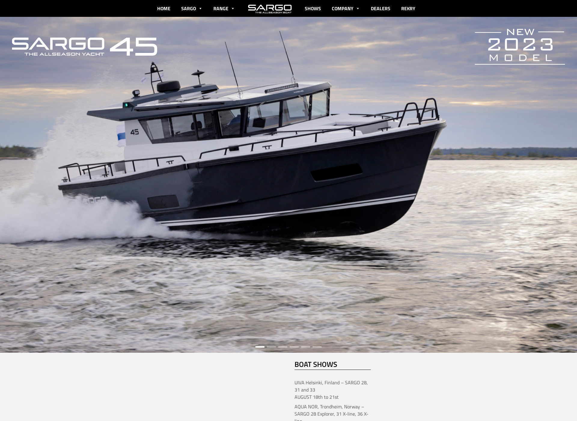Screenshot for sargoboats.fi