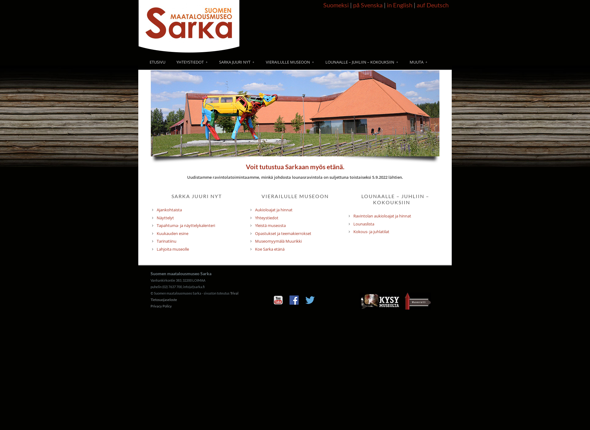 Screenshot for sarka.fi
