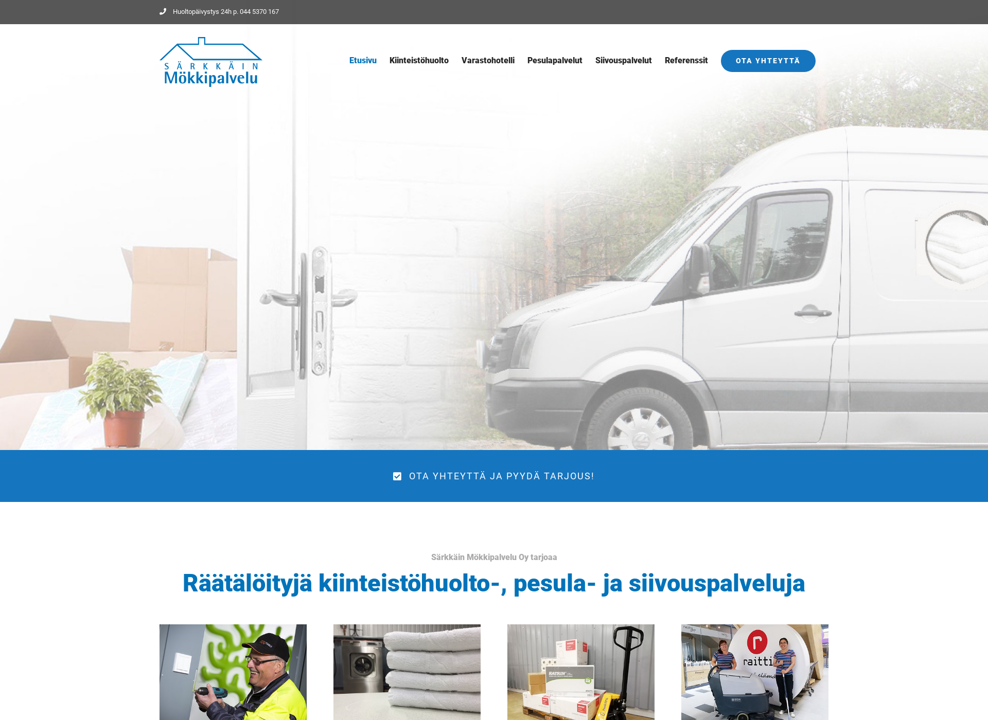 Screenshot for sarkkainmokkipalvelu.fi