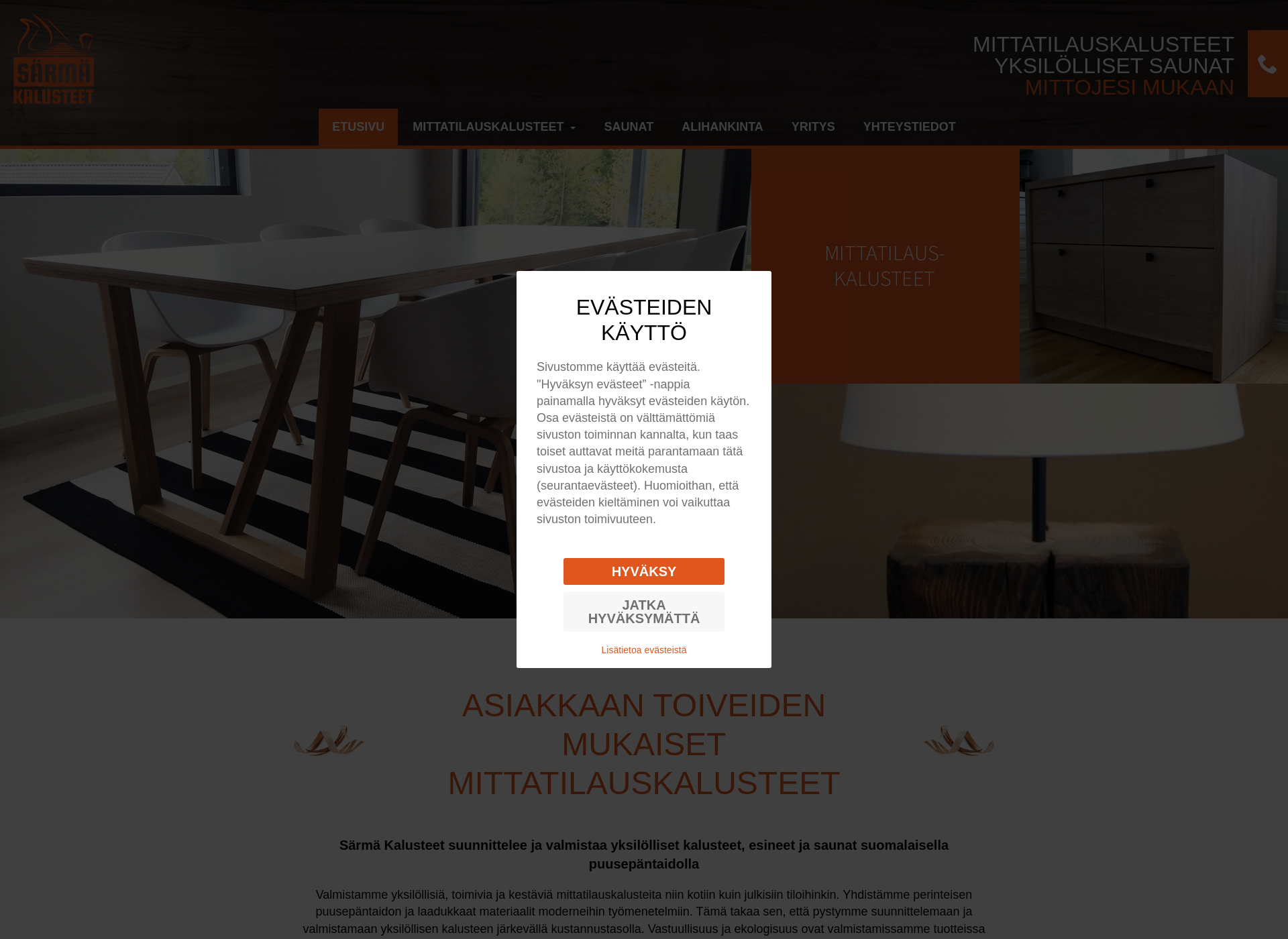 Screenshot for sarmadesign.fi