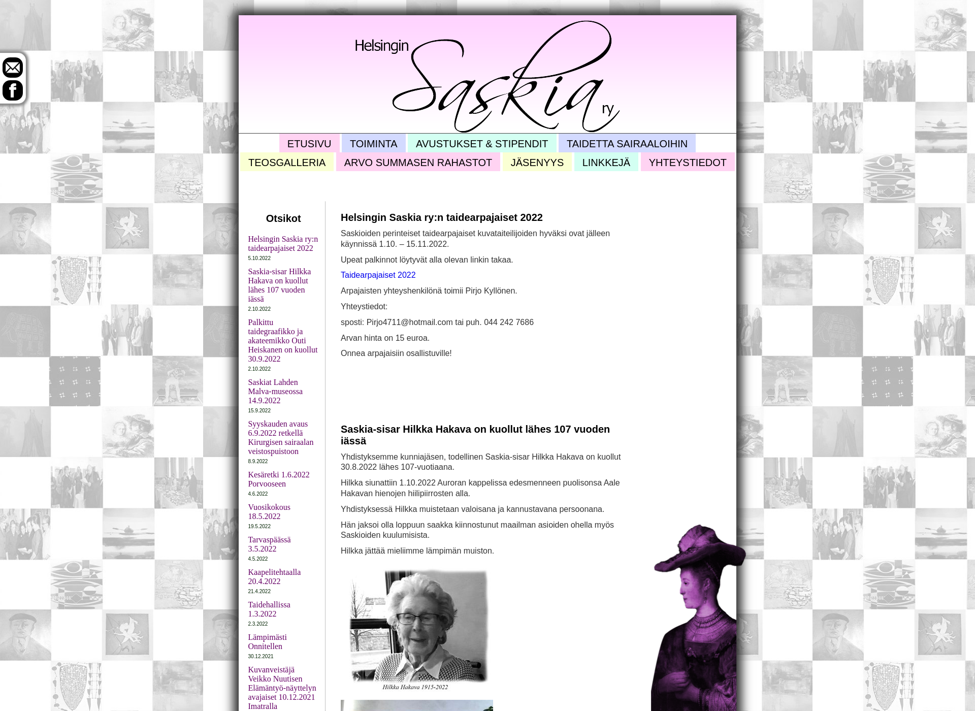 Screenshot for saskia.fi