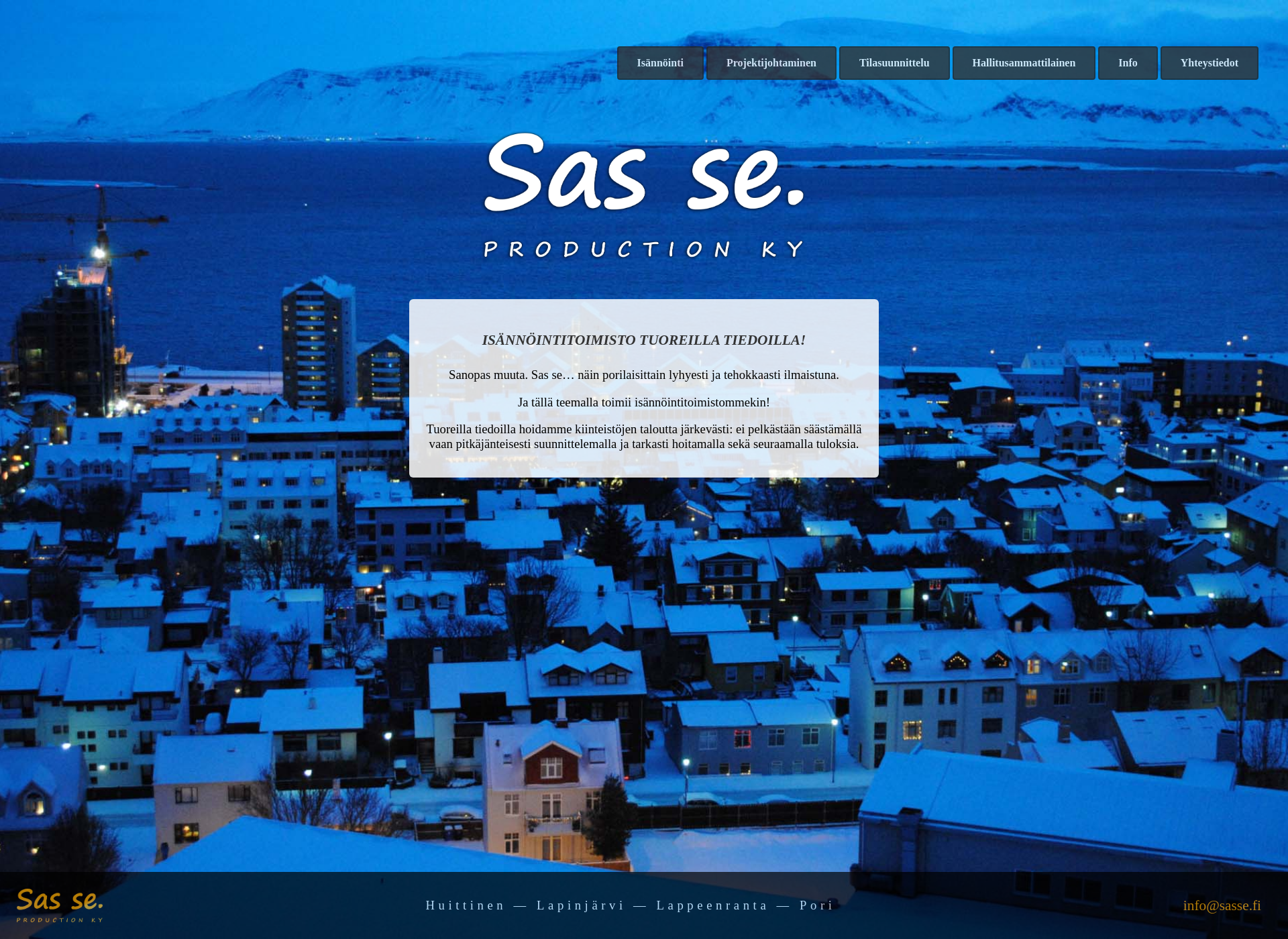 Screenshot for sasse.fi