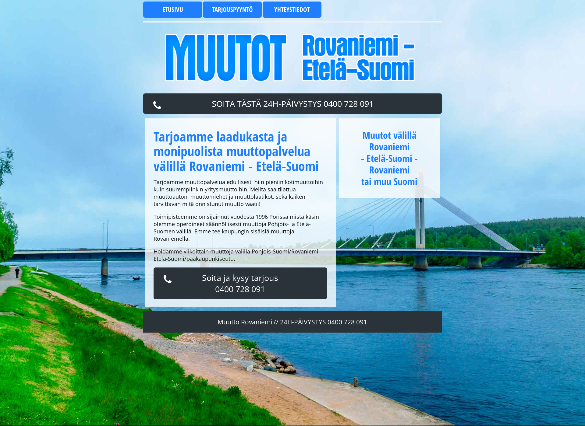 Screenshot for satakunnanmuuttopalvelut.fi