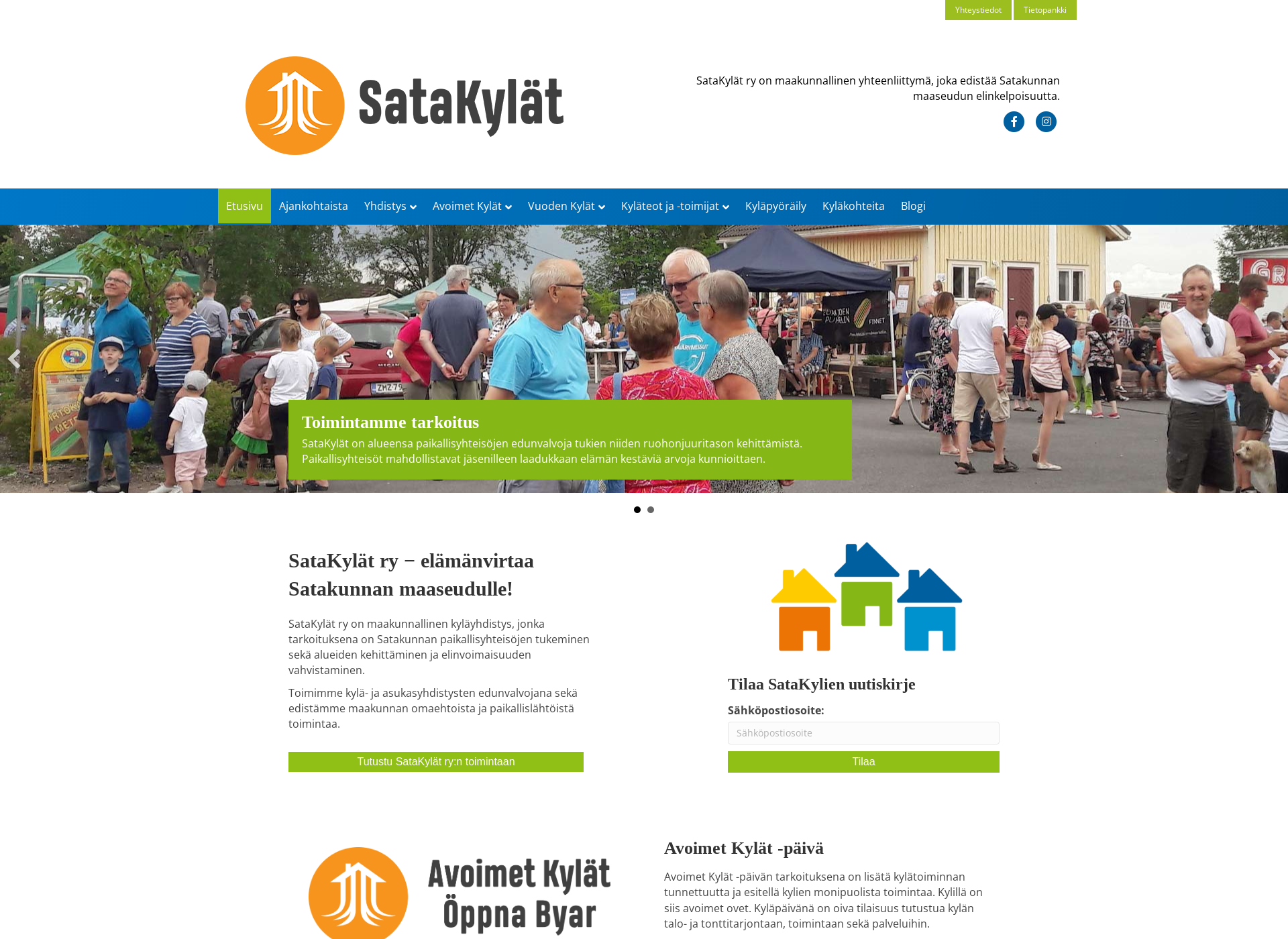 Screenshot for satakylat.fi